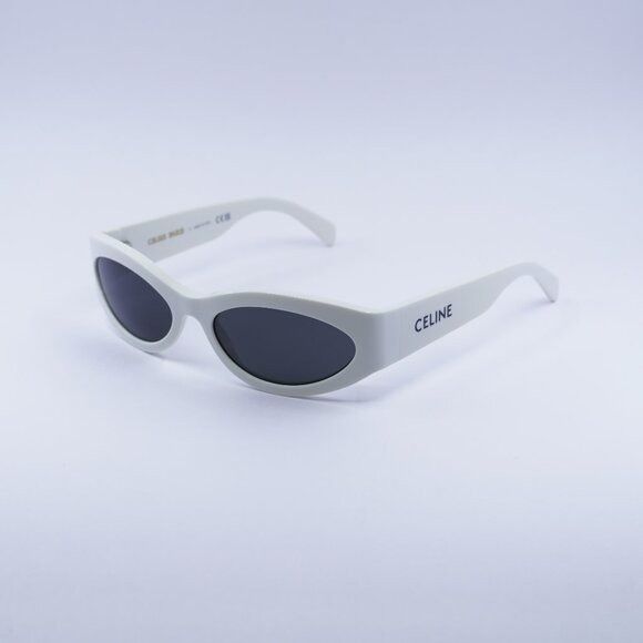 Celine Celine CL40288I 25A MONOCHROMS Sunglasses Ivory Cat Eye Size ONE SIZE - 1 Thumbnail
