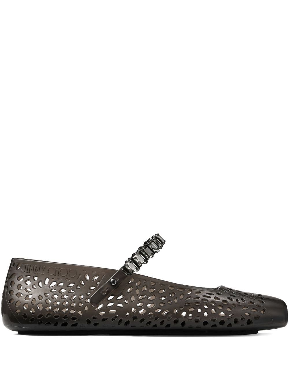 Jimmy Choo THE JELLY CRYSTAL BALLET FLATS Size US 10 / IT 40 - 1 Thumbnail