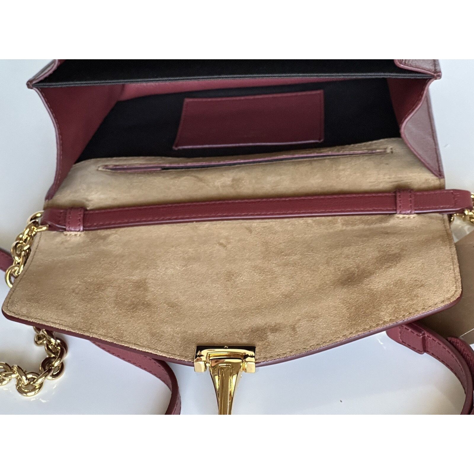 Burberry Small Macken House Check Leather Bag 8080159