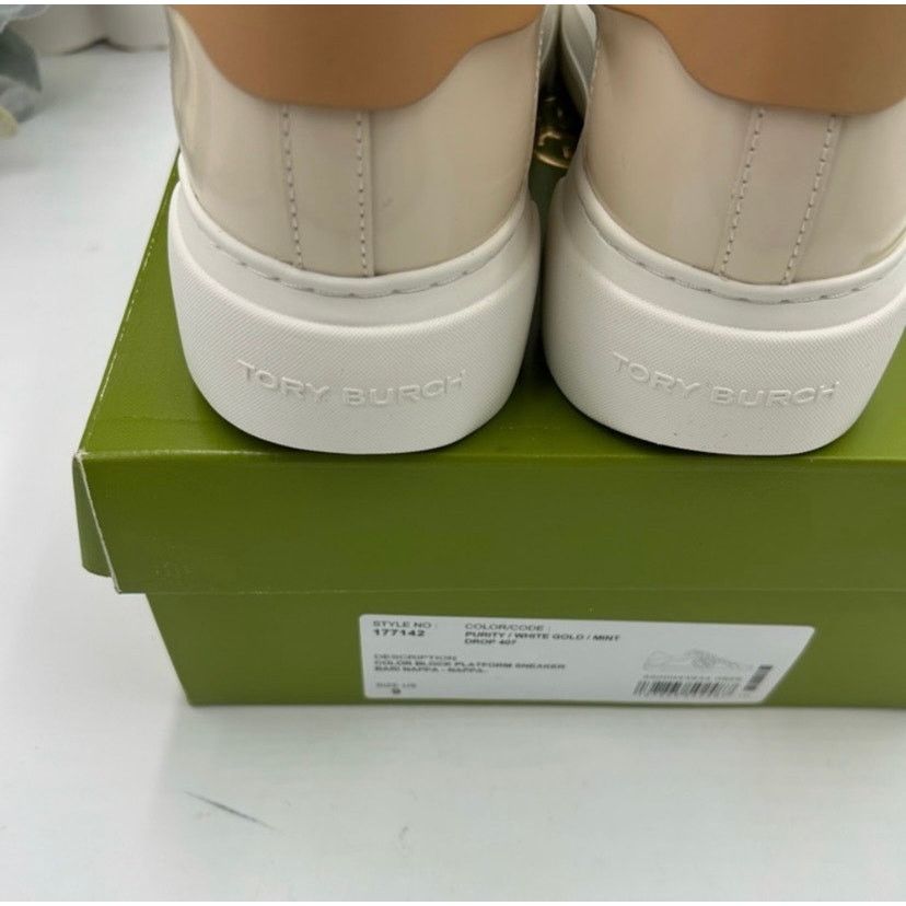 Tory Burch Tory Burch color block leather platform sneakers size 9 Size US 9 / IT 39 - 8 Thumbnail