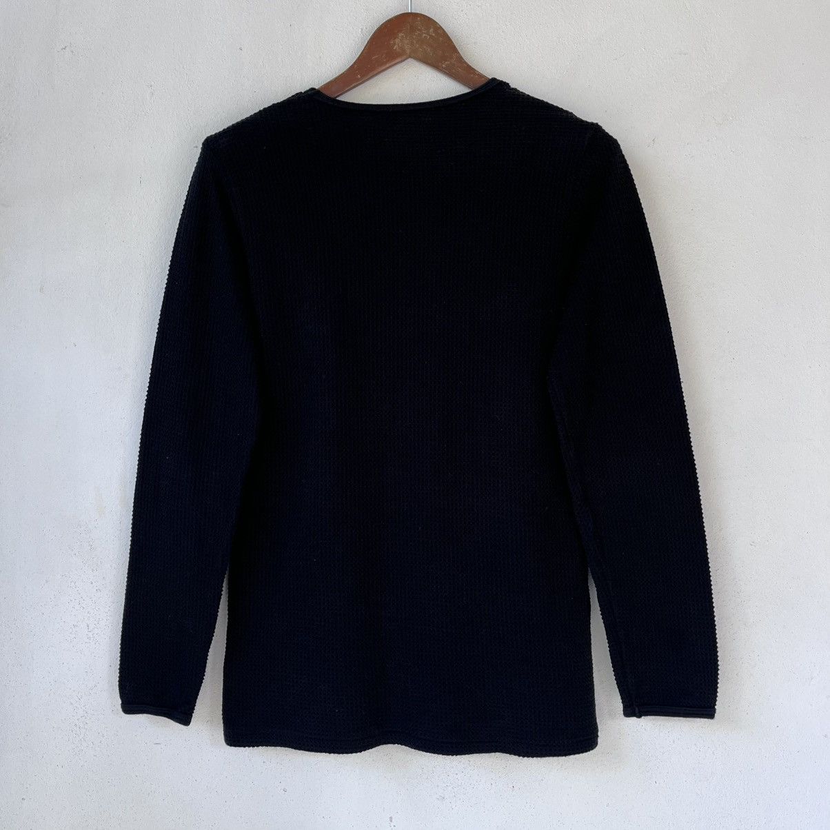 Beams Japan International Gallery BEAMS Waffle Knit Crewneck Long Sleeve Size US S / EU 44-46 / 1 - 6 Thumbnail