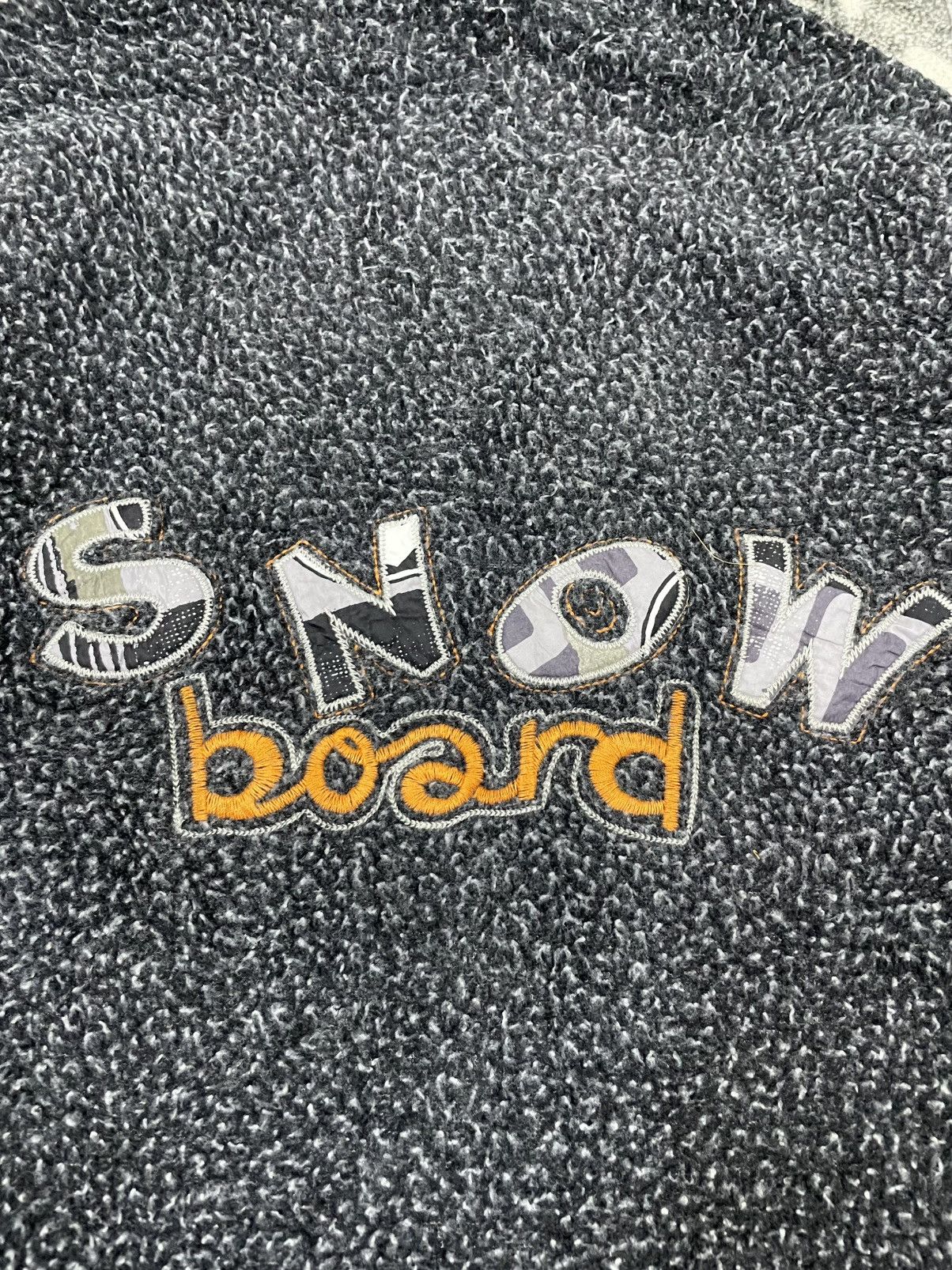 Japanese Brand SNOW BOARD HALF ZIPPER SWEATER Size US L / EU 52-54 / 3 - 6 Thumbnail