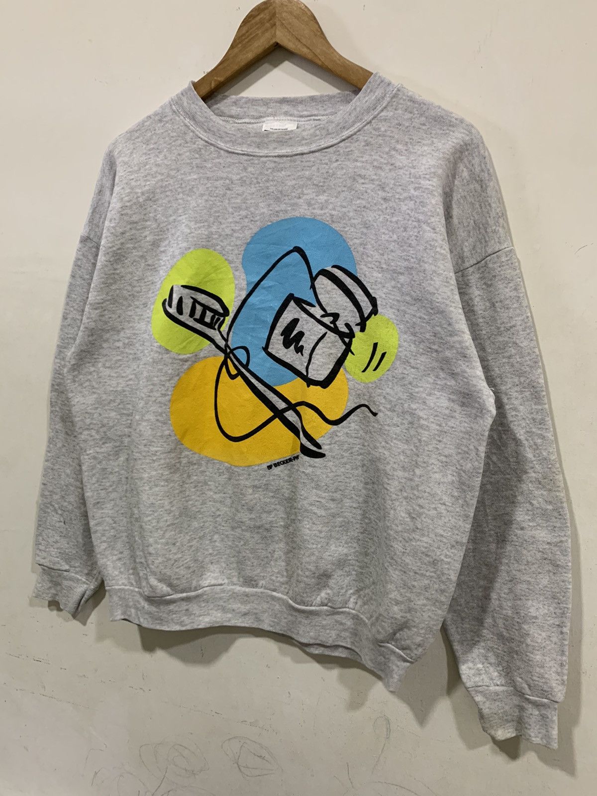 Tultex Vintage Becker Parkin Art Crewneck Size US L / EU 52-54 / 3 - 3 Thumbnail