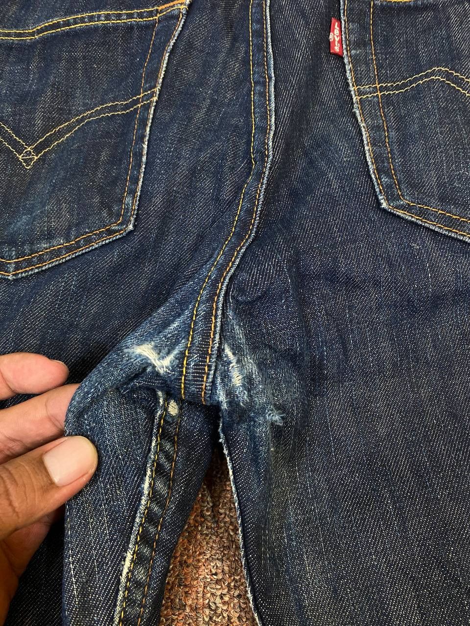 Levi's levis 527 bootcut flare distressed denim nice design Size US 36 / EU 52 - 4 Thumbnail