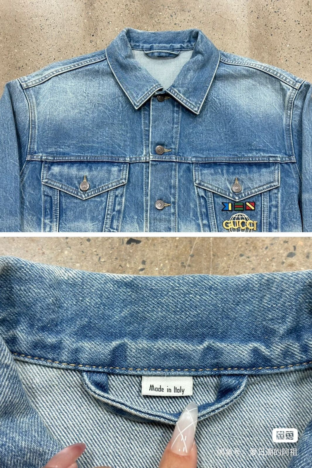 Gucci Gucci Wahsed Denim Jacket Size US L / EU 52-54 / 3 - 4 Thumbnail