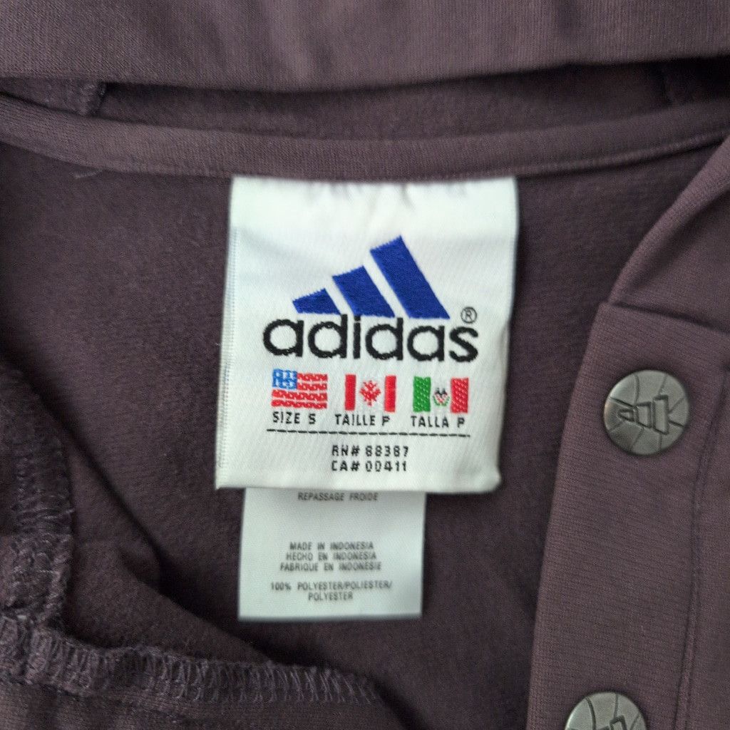 Adidas Y2K Adidas Maroon Sleeveless Active Hoodie Small EUC Size US S / EU 44-46 / 1 - 2 Thumbnail