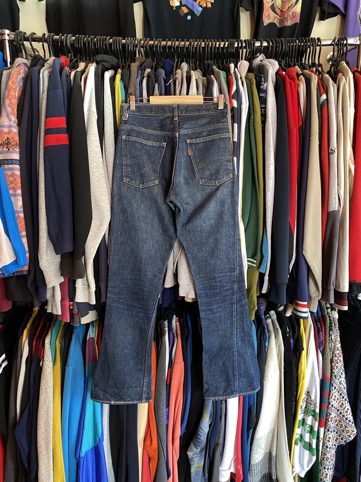 RARE LEVIS 646 70s FLARED DENIM JEANS