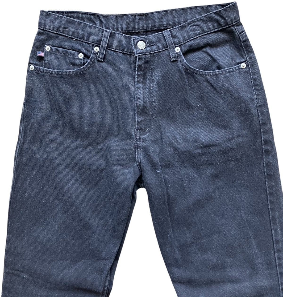 Polo Ralph Lauren Polo Ralph Lauren Men's Black Denim Jeans Vintage 90s Y2K RL Size US 31 - 5 Thumbnail