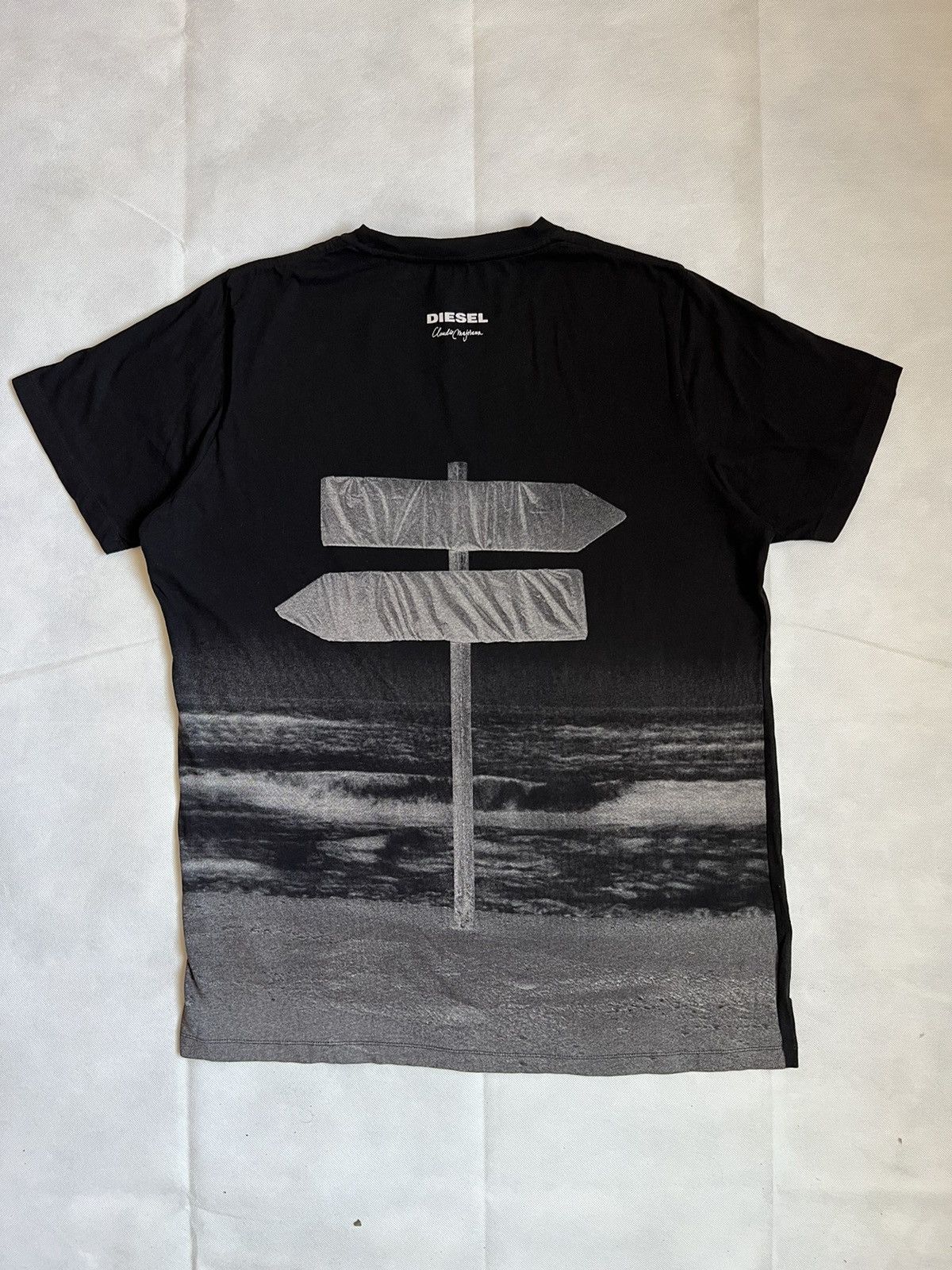 Designer × Diesel Diesel Claudio Majorana Take Me Home Black Tshirt Size US M / EU 48-50 / 2 - 1 Thumbnail