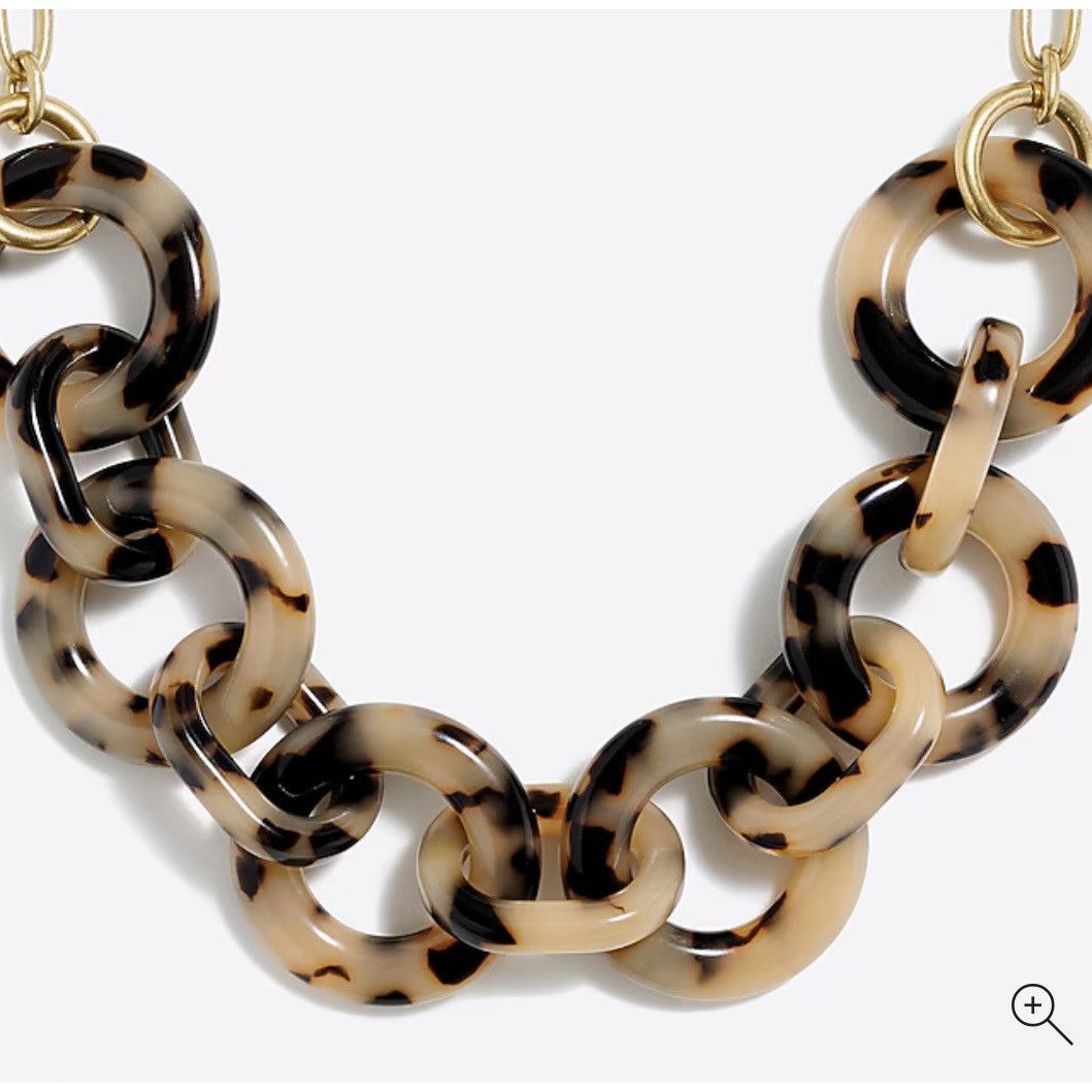 J.Crew J.Crew chunky gold tone tortoise link chain necklace Size ONE SIZE - 2 Thumbnail
