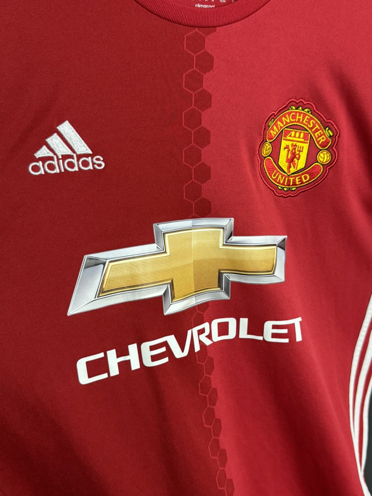 Adidas Manchester United 16/17 Home Mata Football Jersey Size US M / EU 48-50 / 2 - 4 Thumbnail