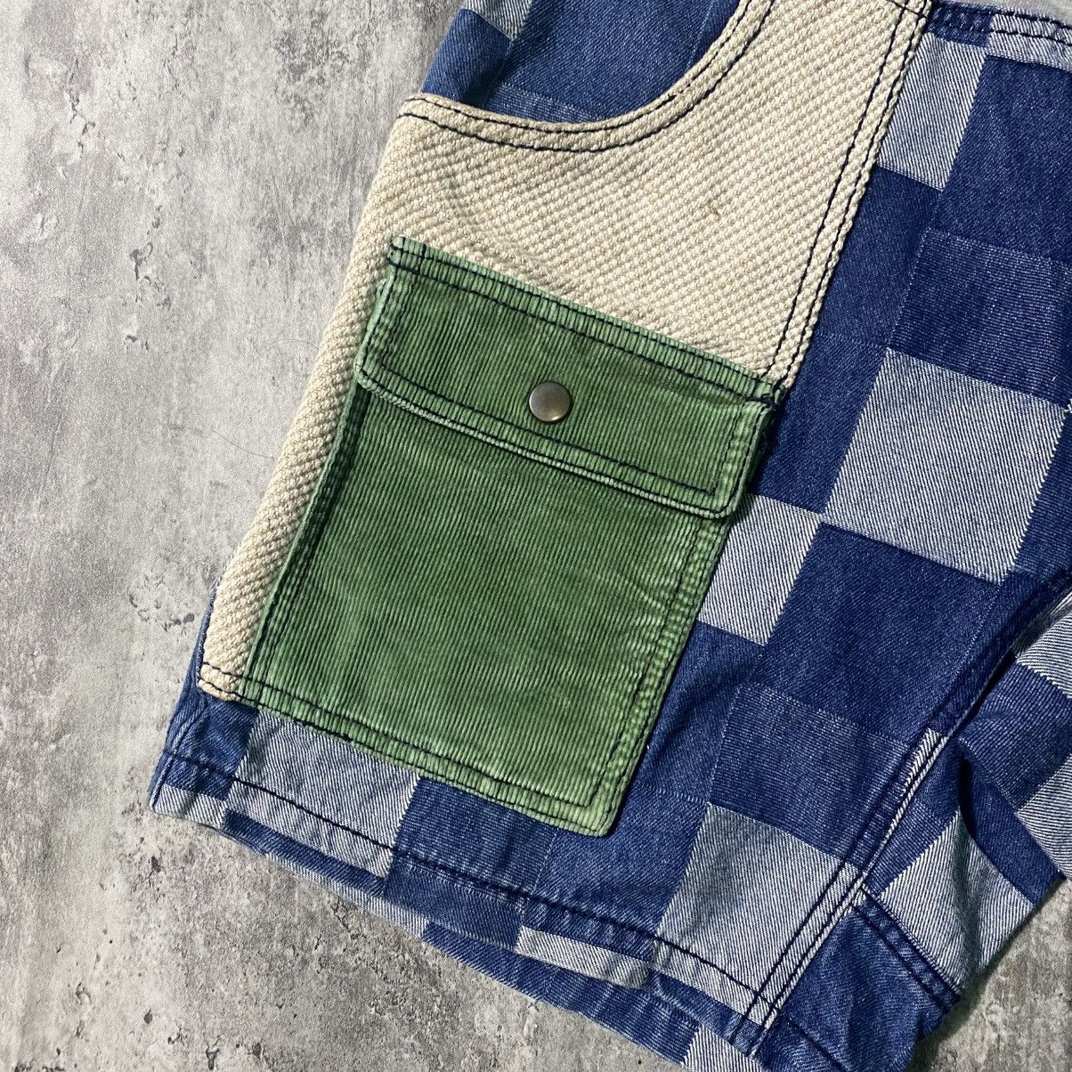 go slow caravan Go Slow Caravan Japan Brand Patch Work Short Pants Size US 32 / EU 48 - 3 Thumbnail