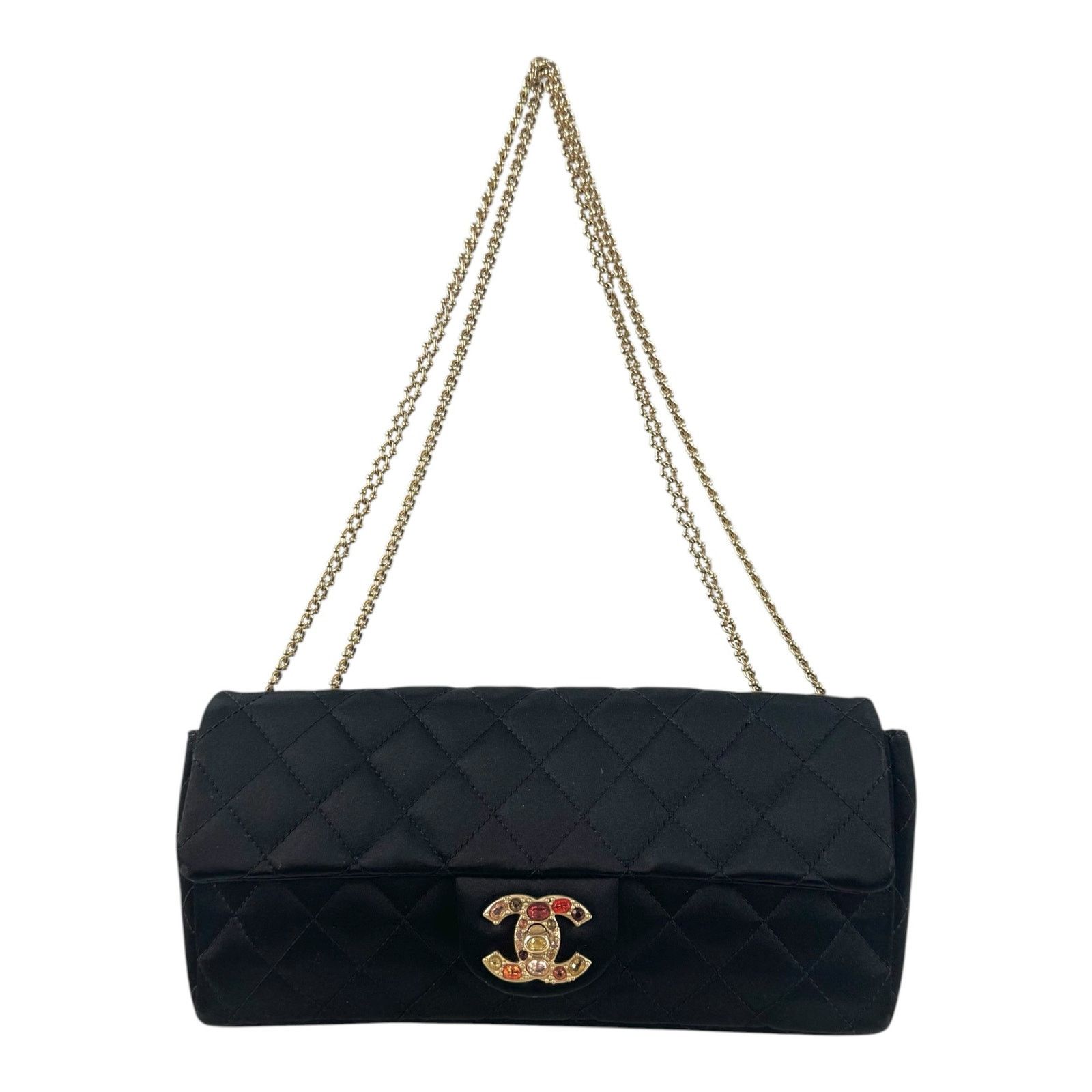 Chanel Chanel CC Jeweled Matelassé East West Flap Bag Size ONE SIZE - 1 Thumbnail