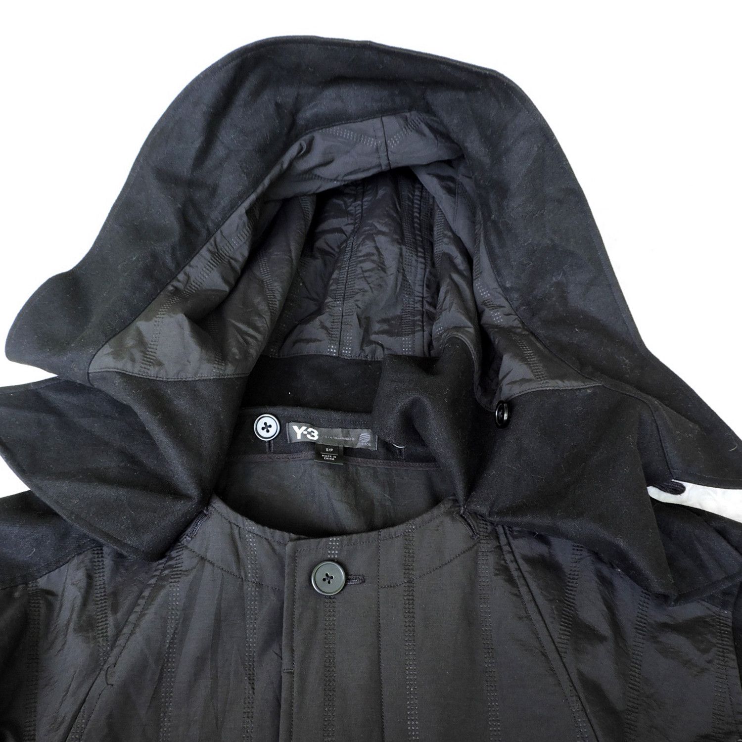 Adidas × Y-3 × Yohji Yamamoto Yohji Yamamoto Adidas Y-3 Coat 'Reaper' Hoodie Size US S / EU 44-46 / 1 - 11 Thumbnail