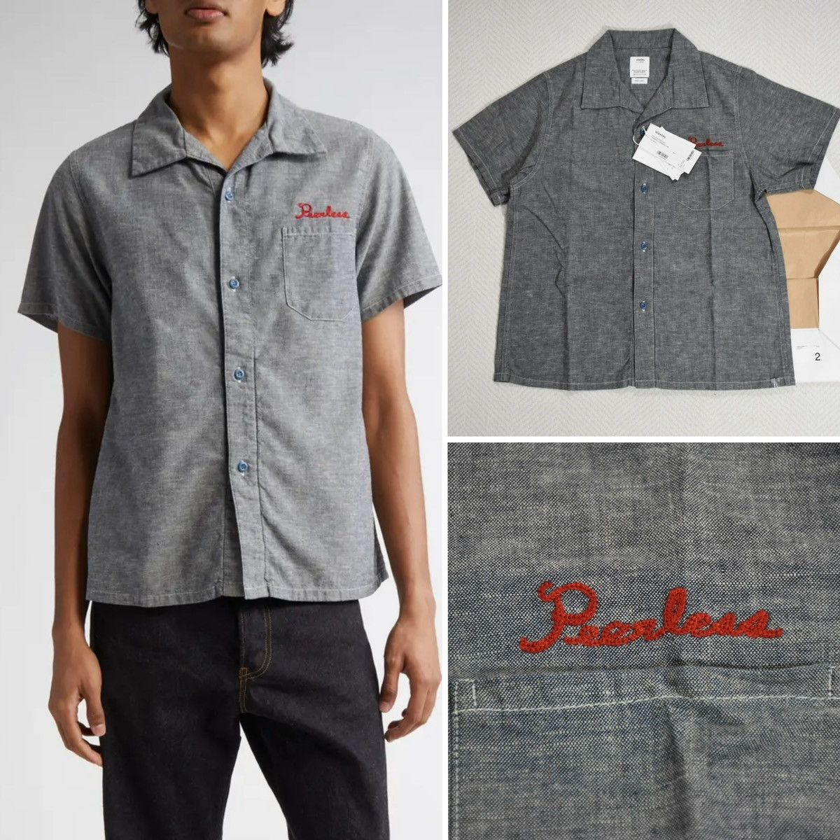 Visvim Visvim 24aw Fairway Chambray Shirt size2 Size US M / EU 48-50 / 2 - 1 Thumbnail