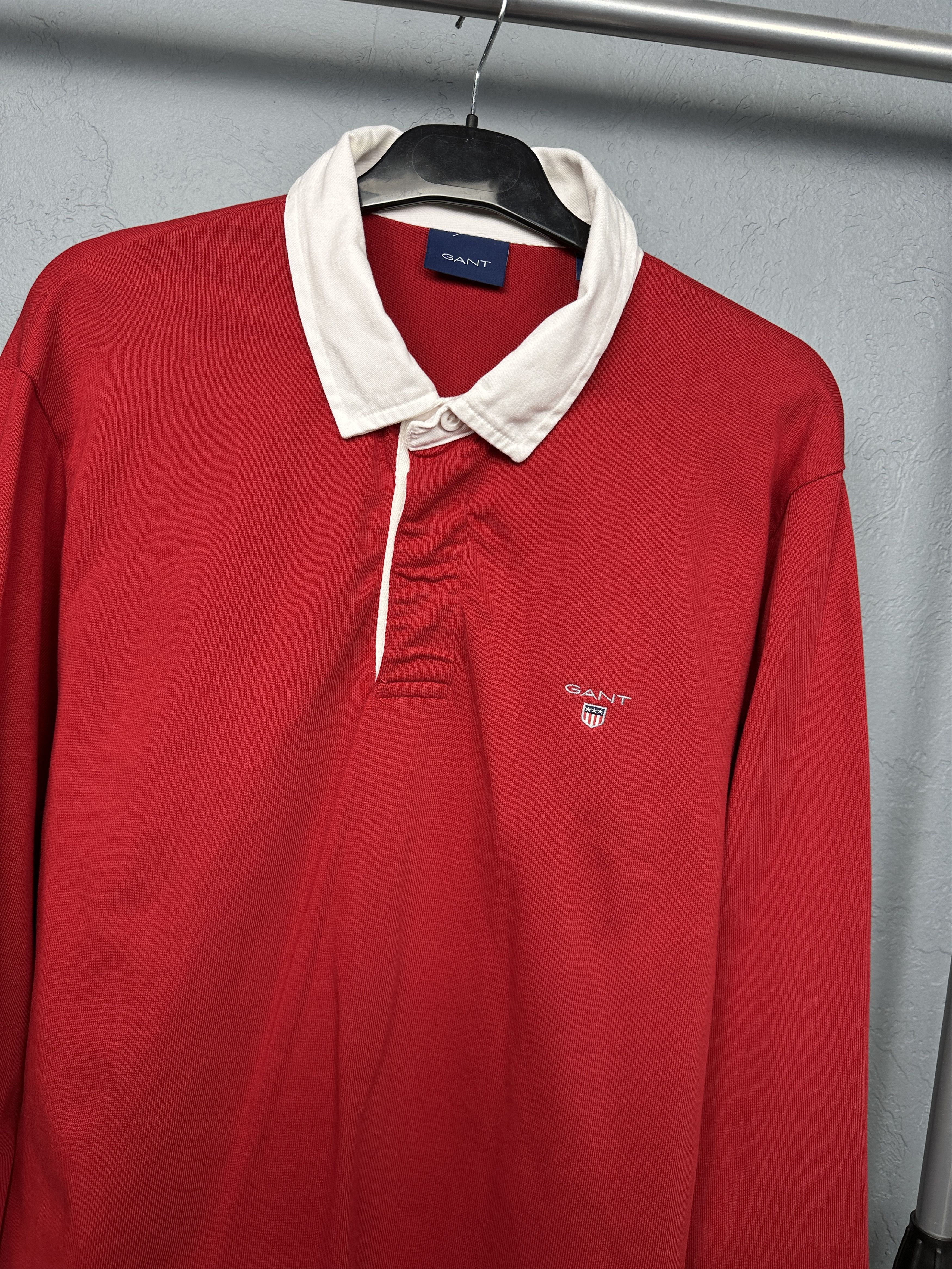 Gant Gant Vintage Mens Long Sleeve Polo Shirt Y2K Size US XL / EU 56 / 4 - 2 Thumbnail