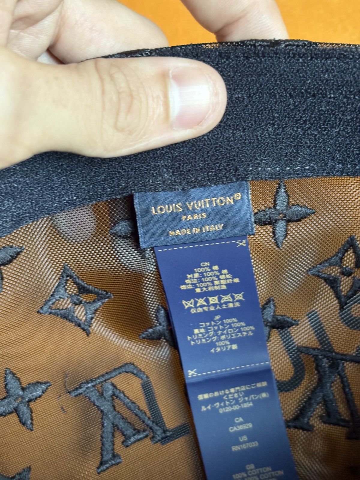 Louis Vuitton × Tyler The Creator Louis Vuitton x Tyler the Creator Mesh Signature Hat Black Size ONE SIZE - 9 Thumbnail