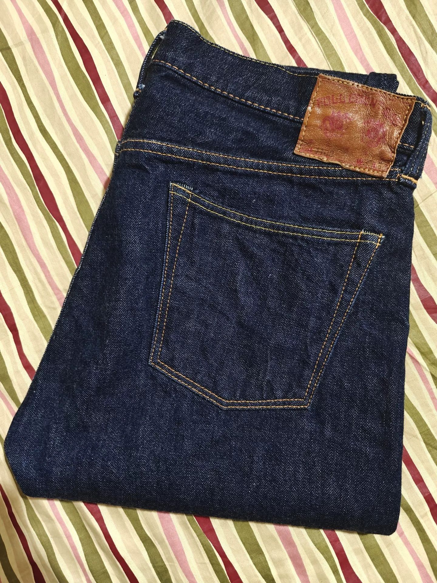 Full Count & Co. FULL COUNT 1108 Slim Straight Raw Jeans Size US 35 - 1 Thumbnail