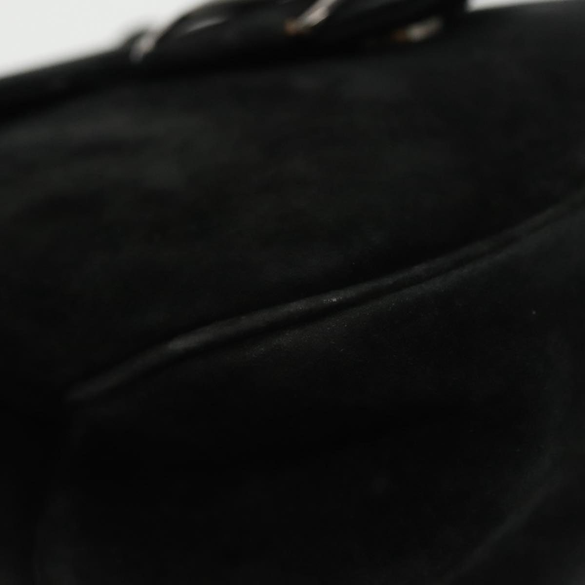 Salvatore Ferragamo Salvatore Ferragamo Hand Bag Suede Black Silver Size ONE SIZE - 16 Thumbnail