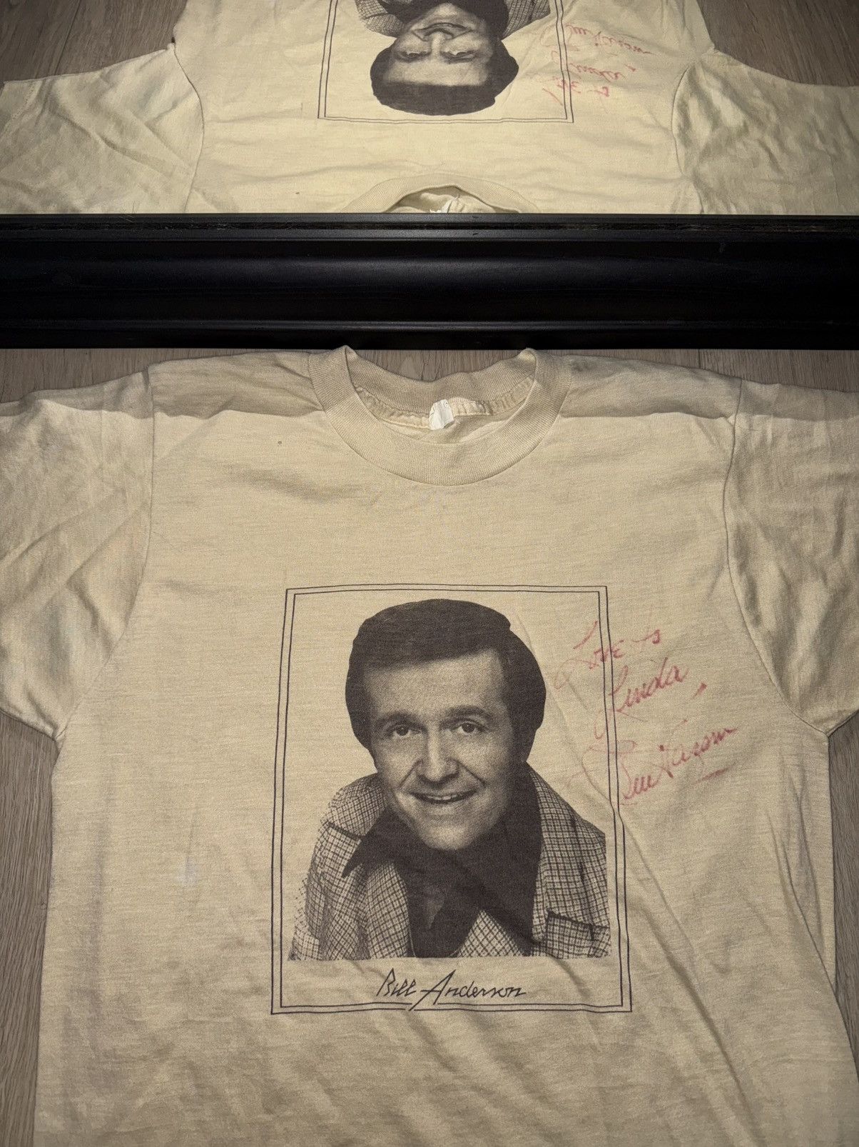 Band Tees × Vintage Vintage / Y2K 1990s Bill Anderson Signed Shirt Size US M / EU 48-50 / 2 - 2 Thumbnail