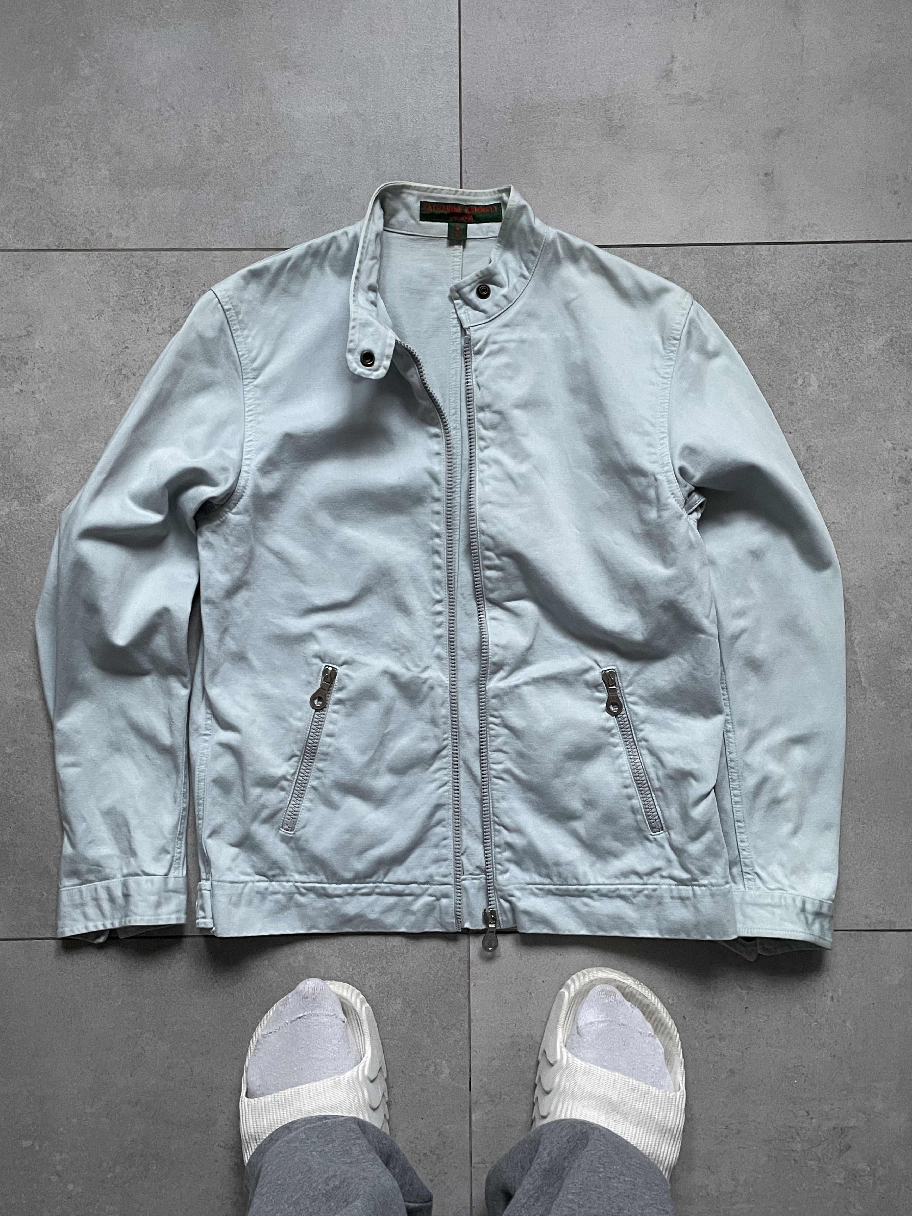Katharine Hamnett London Y2K KATHARINE HAMNETT LONDON BABY BLUE OVERSIHR DENIM JACKET Size US S / EU 44-46 / 1 - 2 Thumbnail
