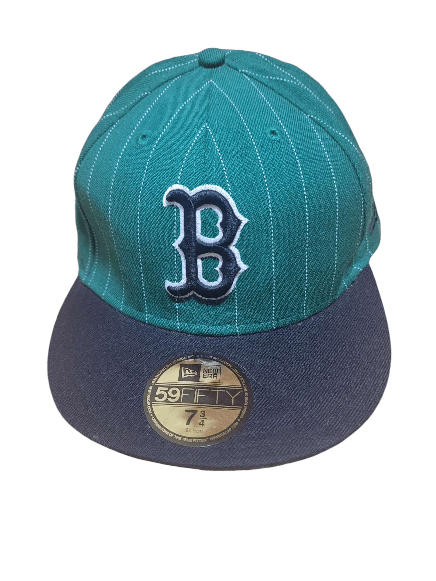 New Era New Era 59fifty Boston Red Sox Baseball Cap Striped Size ONE SIZE - 1 Thumbnail