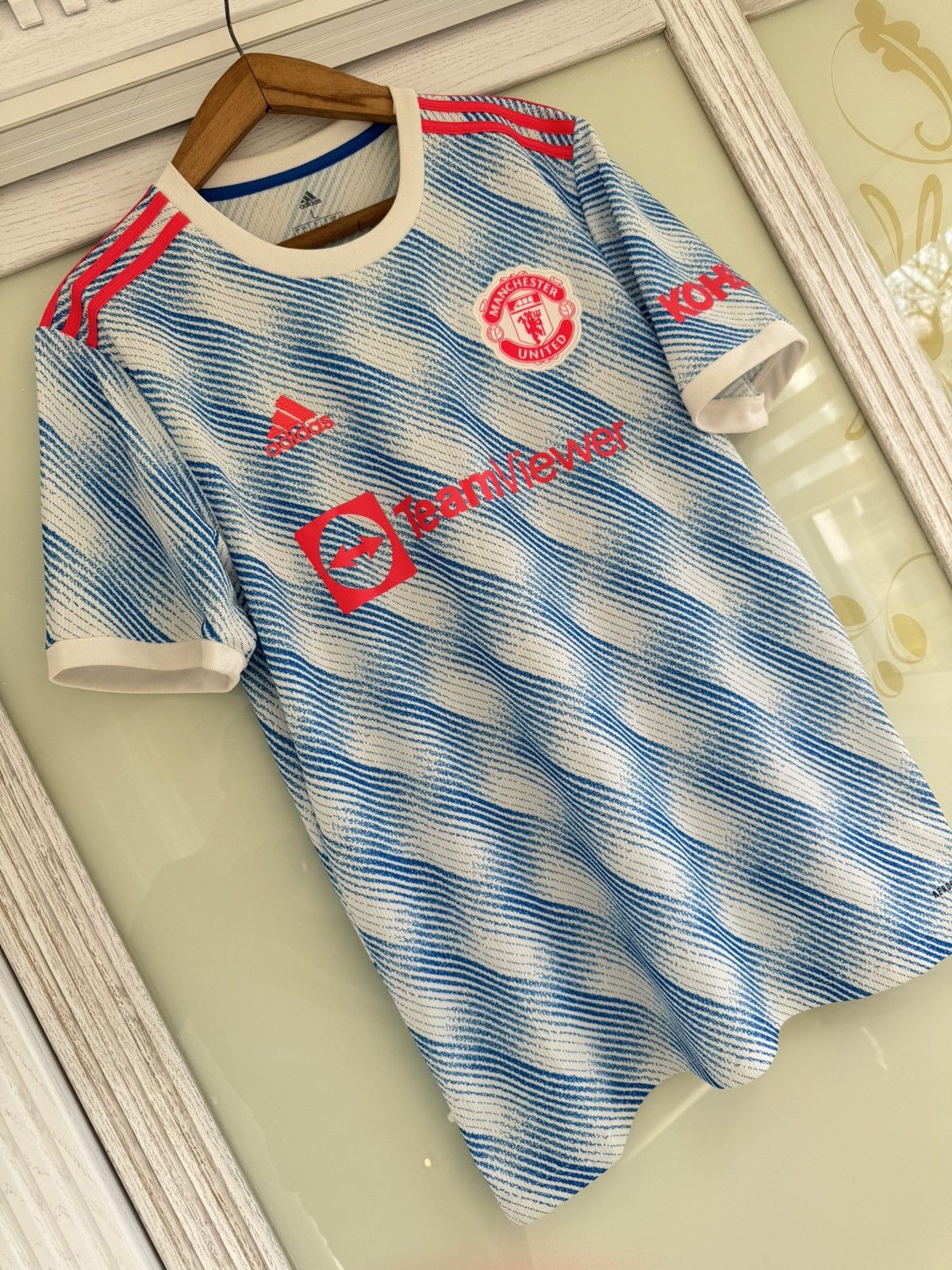 Adidas Ronaldo #7 Manchester United 2021-2022 Away Soccer Jersey Size US L / EU 52-54 / 3 - 6 Thumbnail
