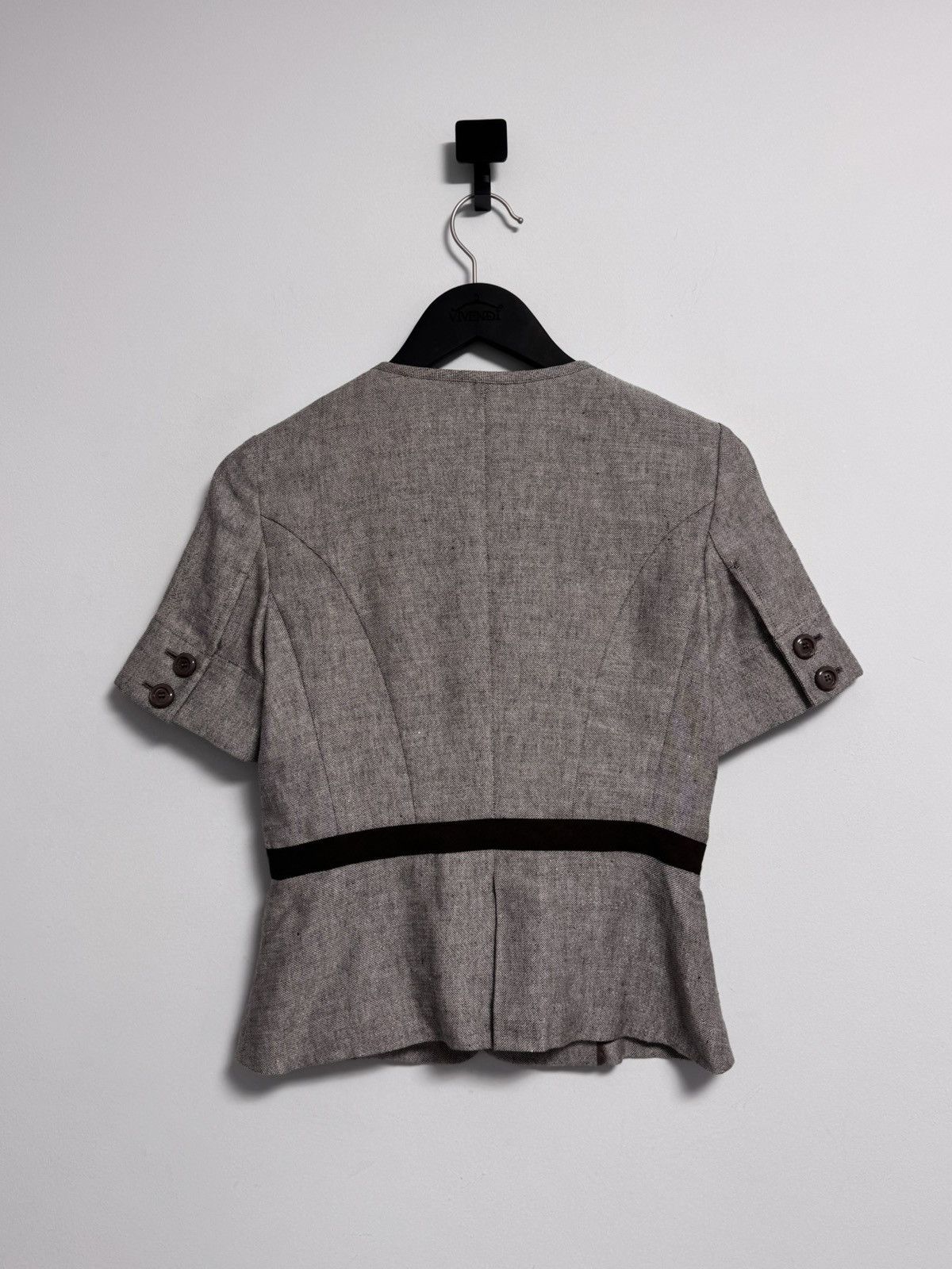 Max Mara Max Mara cropped blazer jacket Size S / US 4 / IT 40 - 9 Thumbnail