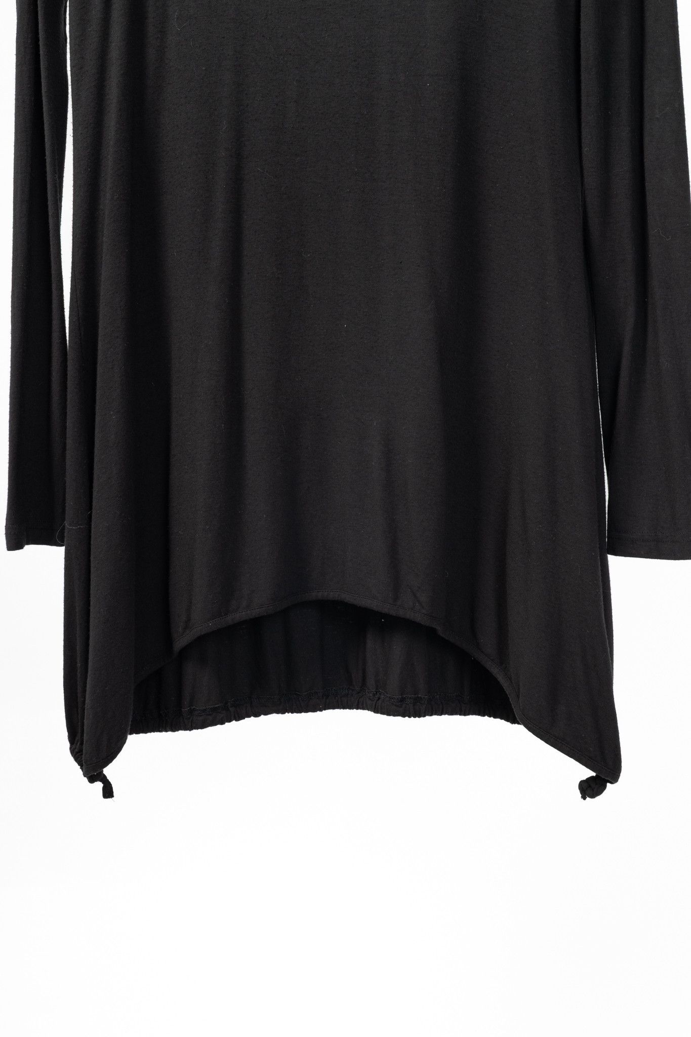 Annette Gortz Annette Gortz Faro Black Jersey Drawstring-Hem Tunic Size M / US 6-8 / IT 42-44 - 7 Thumbnail