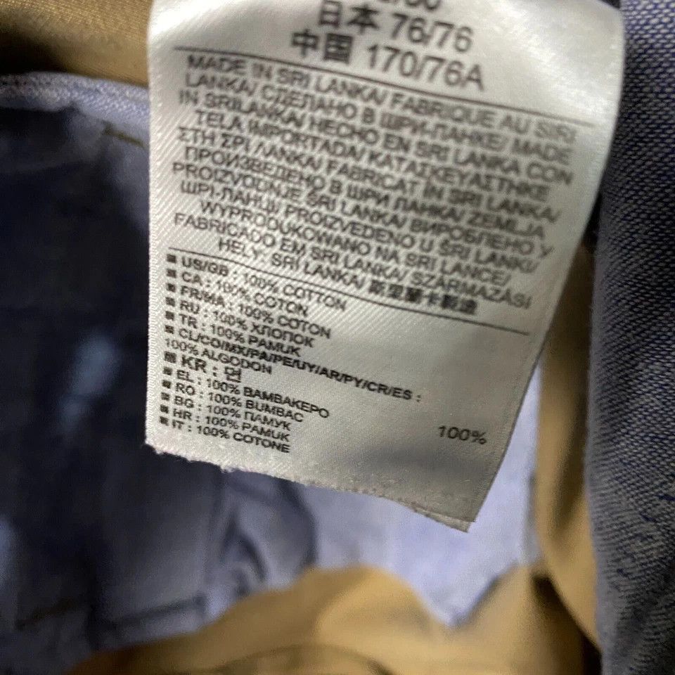 Gap Gap Khakis Pants Men's 30x30 Straight Fit Classic Cotton Size US 30 / EU 46 - 10 Thumbnail