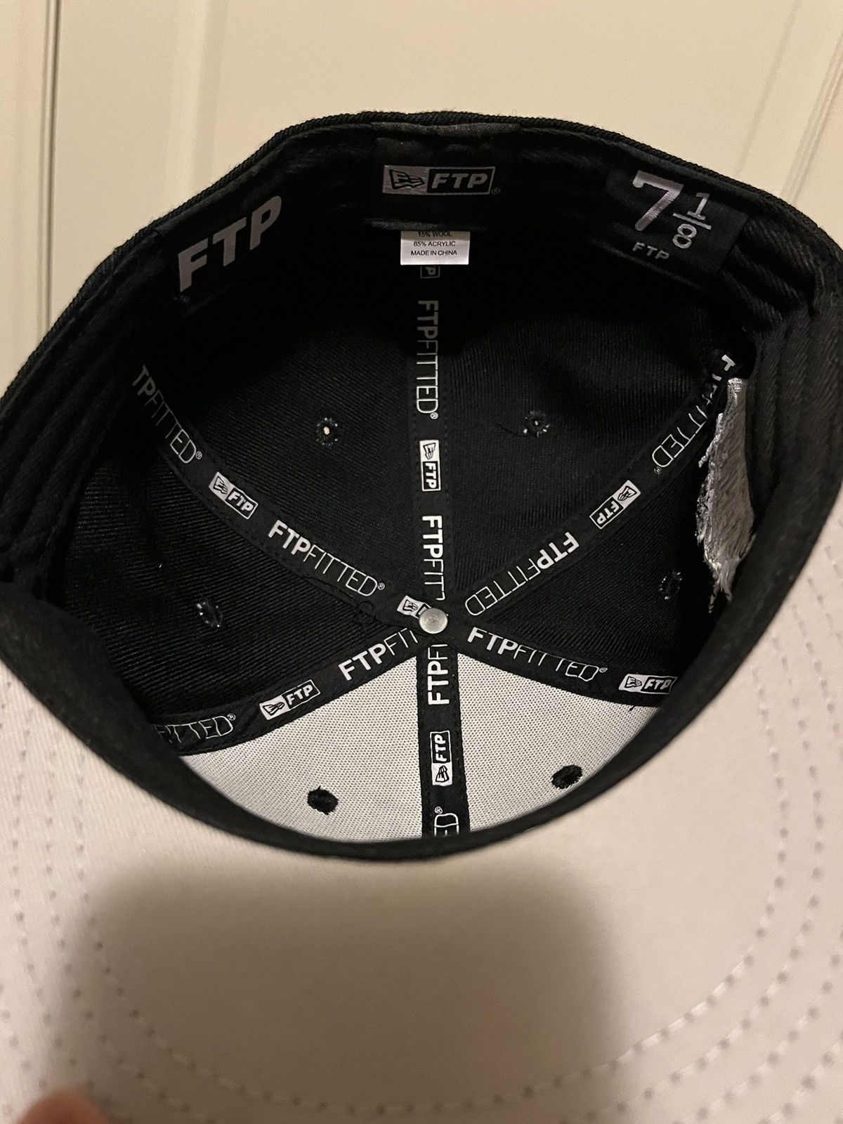 Fuck The Population FTP bling f logo fitted size 7 1/8 black Size ONE SIZE - 5 Thumbnail