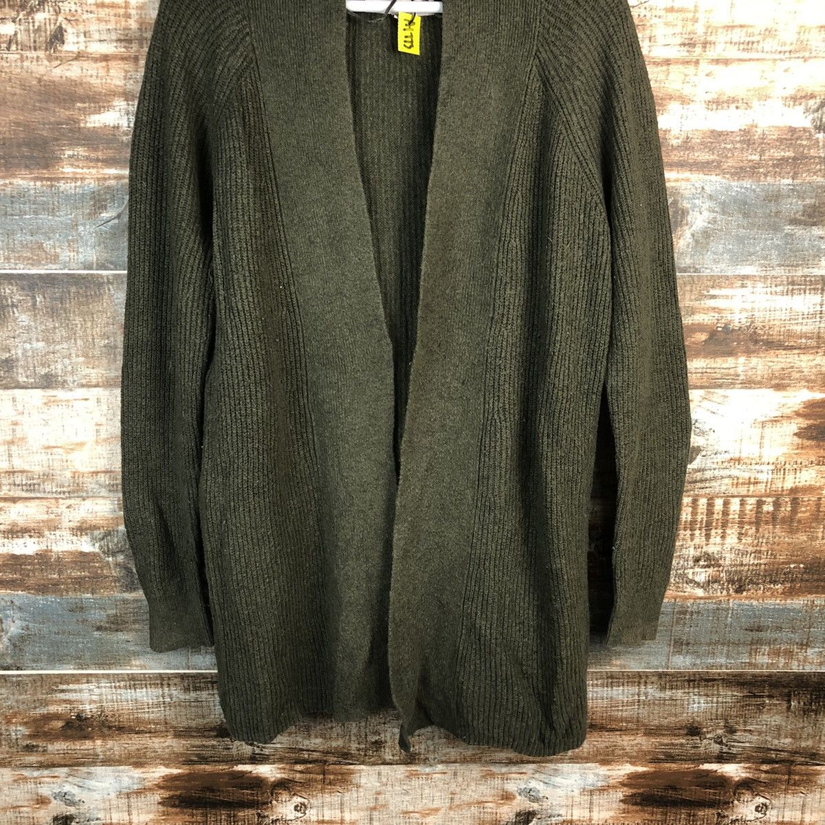 Japanese Brand Loft Green Cardigan Knitwear #A1773 Size M / US 6-8 / IT 42-44 - 3 Thumbnail