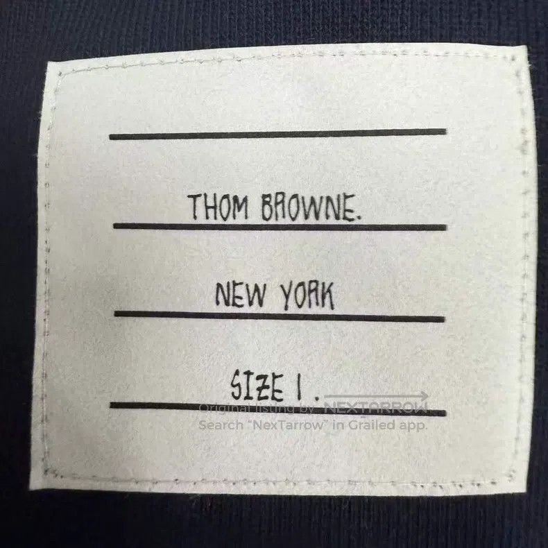 Thom Browne Thom Browne size 1 Black-Blue Fleece Pants Size US 27 - 4 Thumbnail