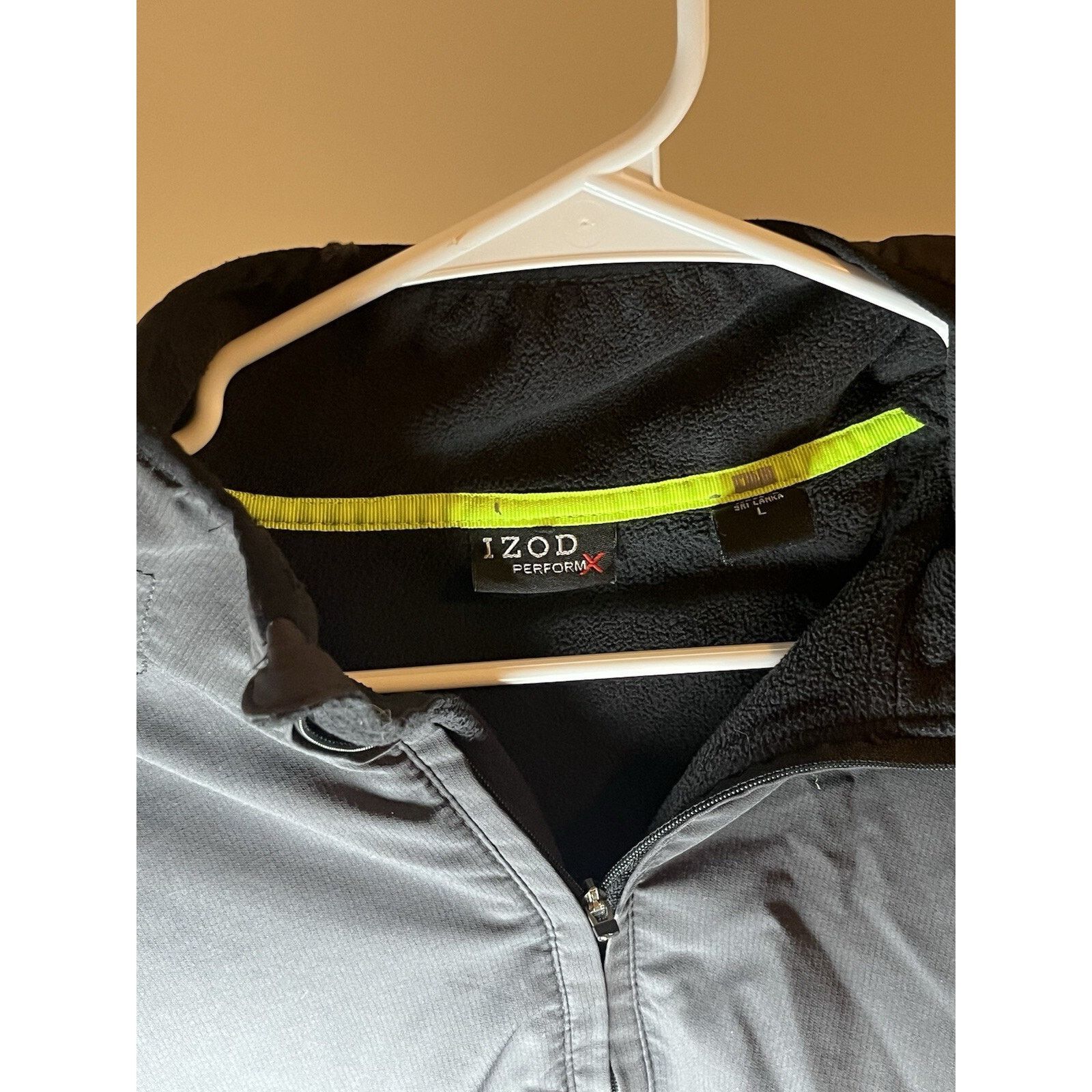 Izod Izod Perform X Mens Size Large Black 1/4 Zip Pullover Size US L / EU 52-54 / 3 - 2 Thumbnail