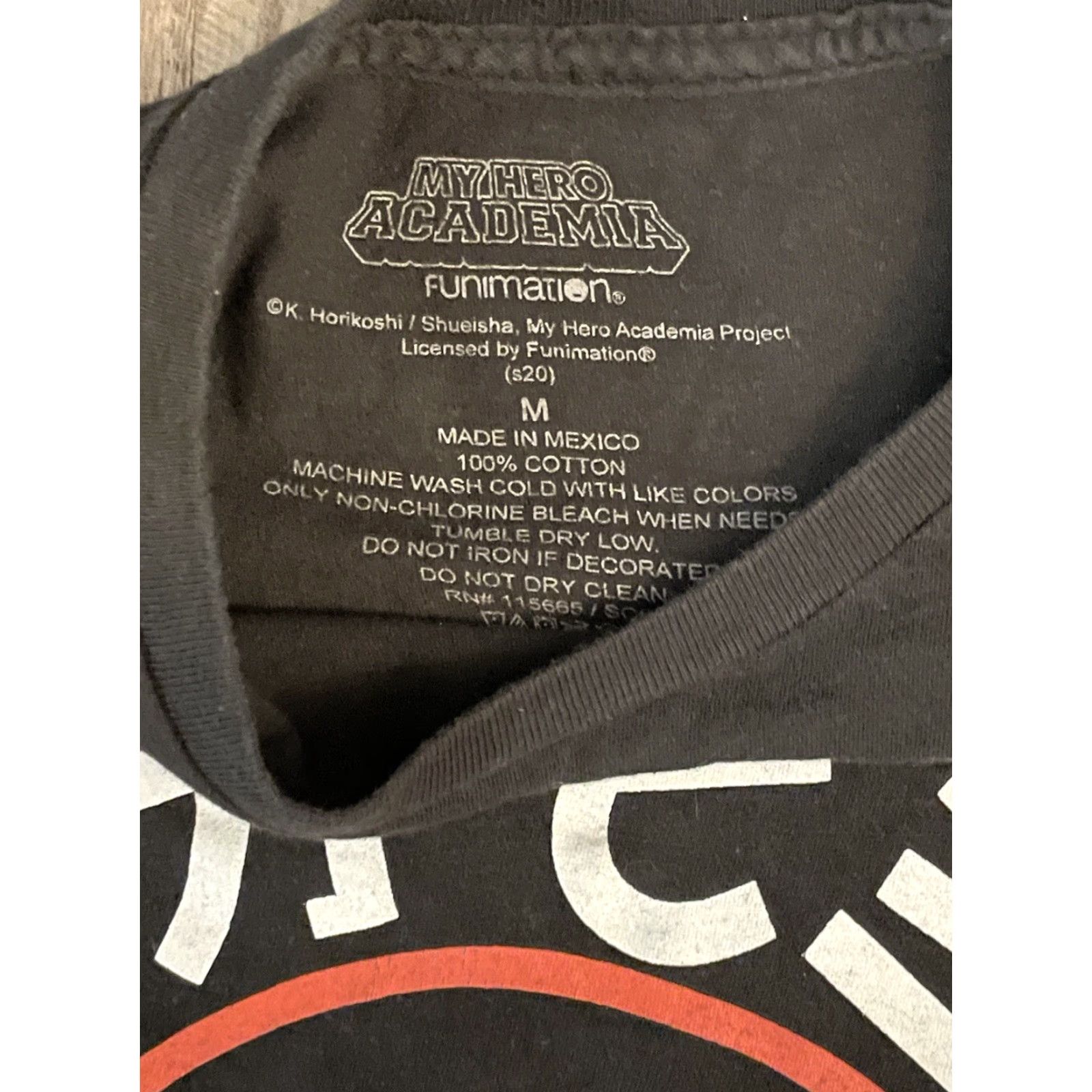 Vintage My Hero Academia T-Shirt Black Medium Used Mens M Hero Black My Hero Academia T-Shirt Used Size US M / EU 48-50 / 2 - 3 Thumbnail