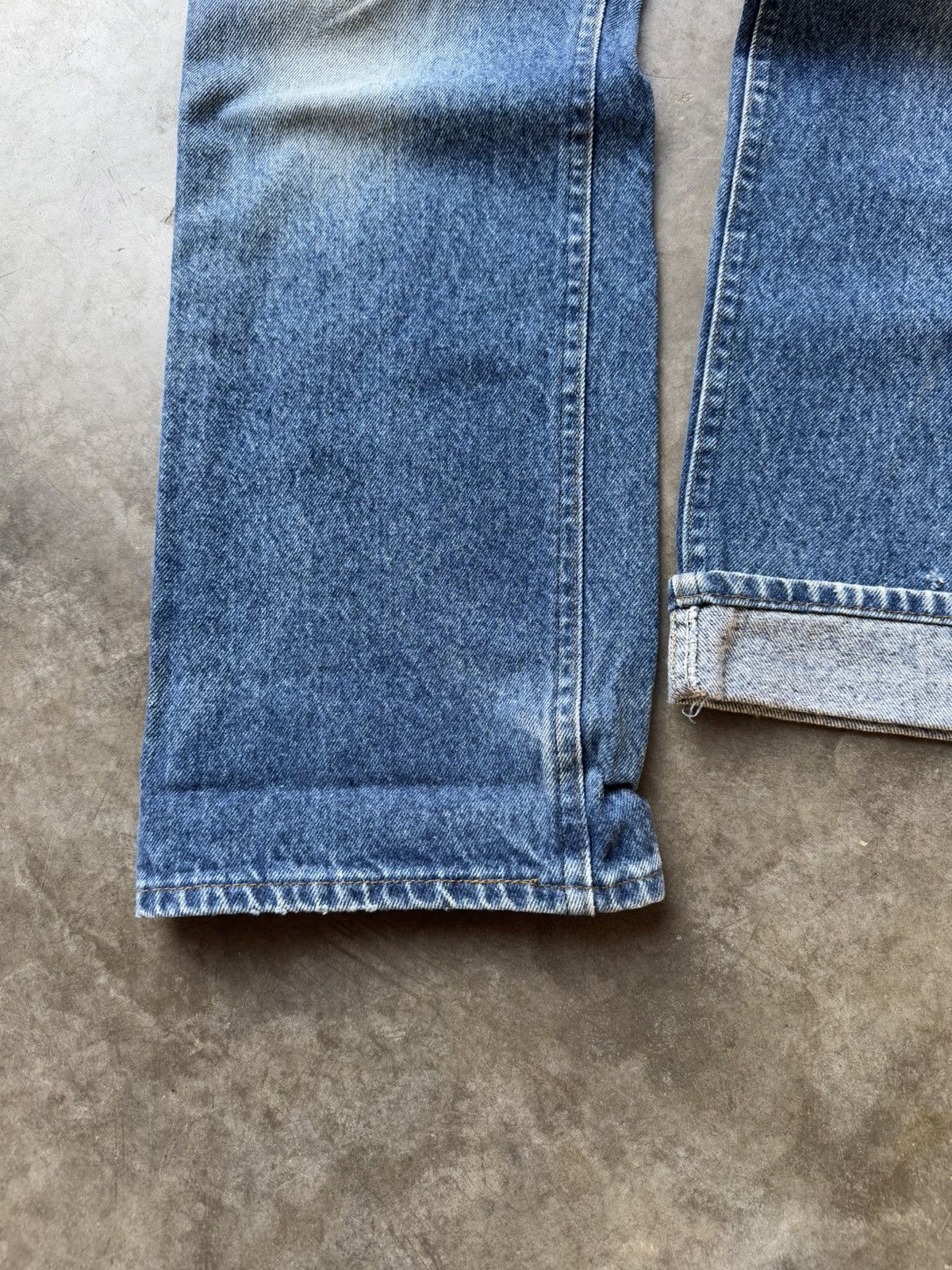 Lee × Vintage Vintage 80’s Lee Distressed Perfectly Faded Denim Size US 32 / EU 48 - 4 Thumbnail