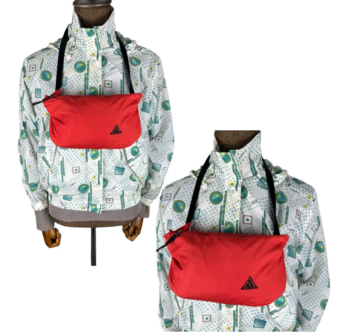 Vintage ❄️NIKE ACG 2 IN 1 HOODIE WINDBREAKER ANORAK JACKET Size US L / EU 52-54 / 3 - 16 Thumbnail