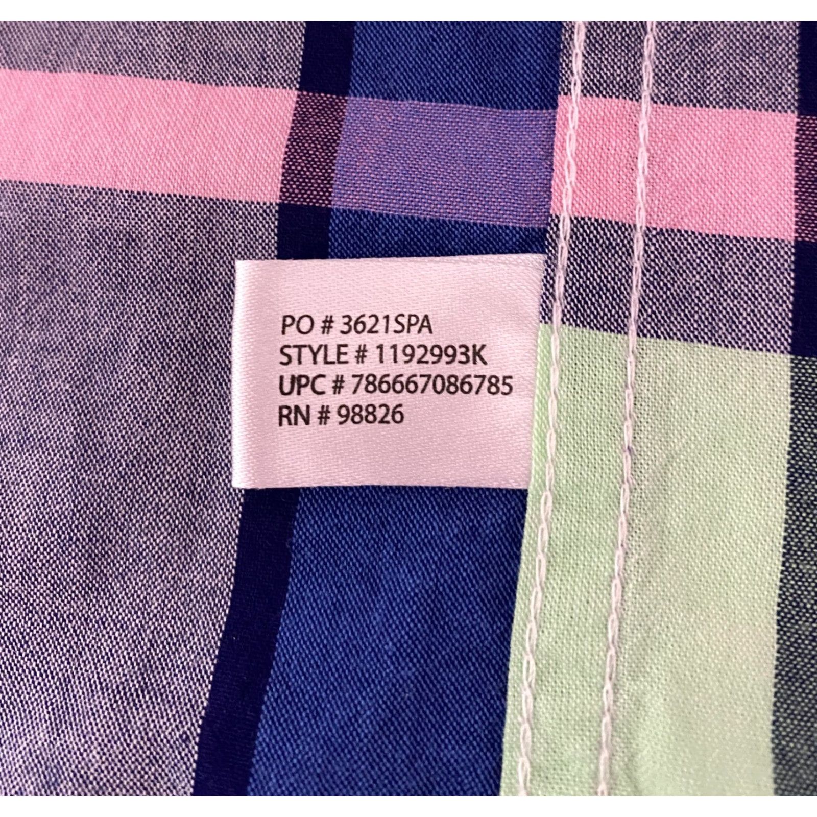 Vintage US Polo Assn Shirt Mens Medium Green Blue Plaid Short Sleeve Button Down Size US M / EU 48-50 / 2 - 4 Thumbnail