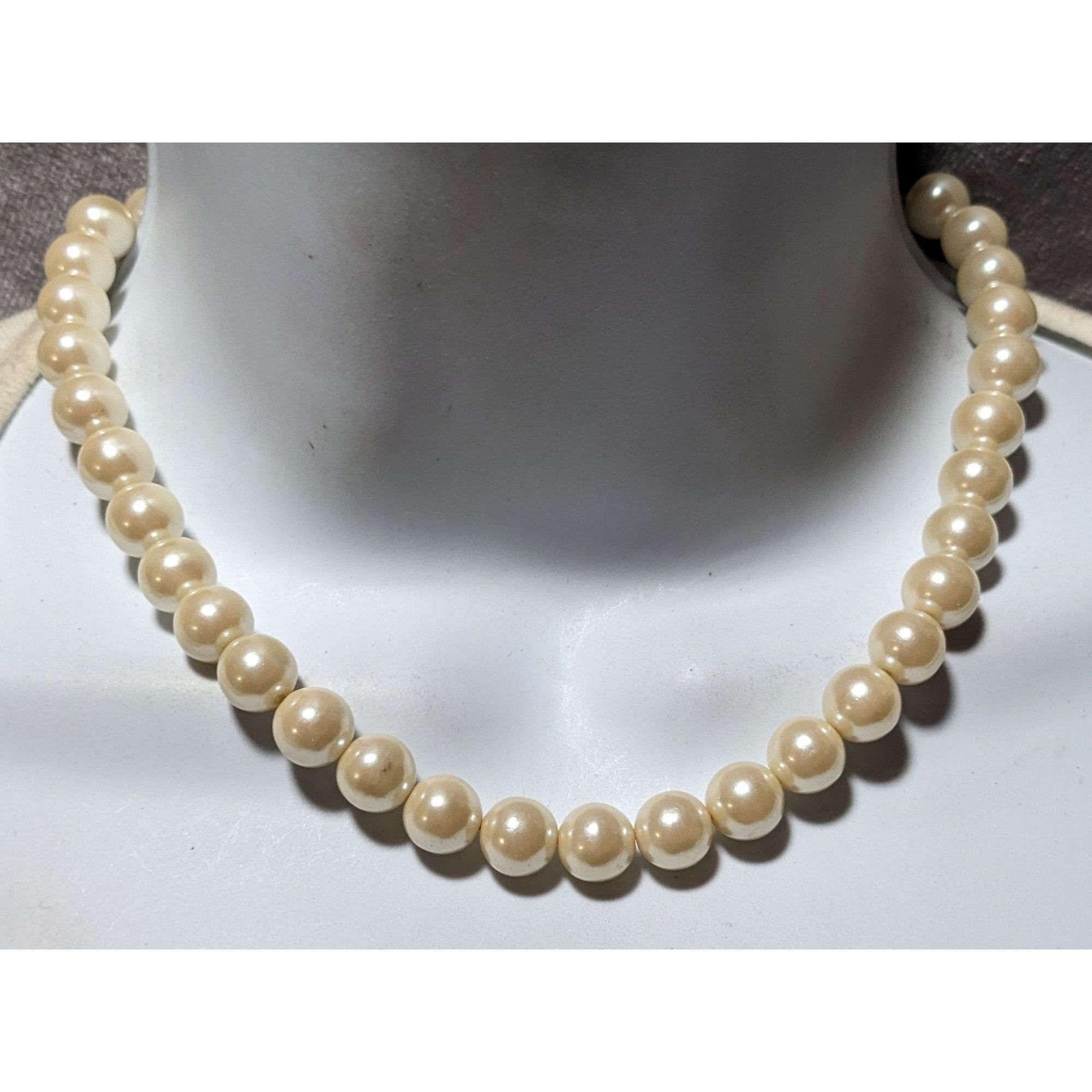 Other Elegant Cream Faux Pearl Bridal Necklace Size ONE SIZE - 5 Thumbnail