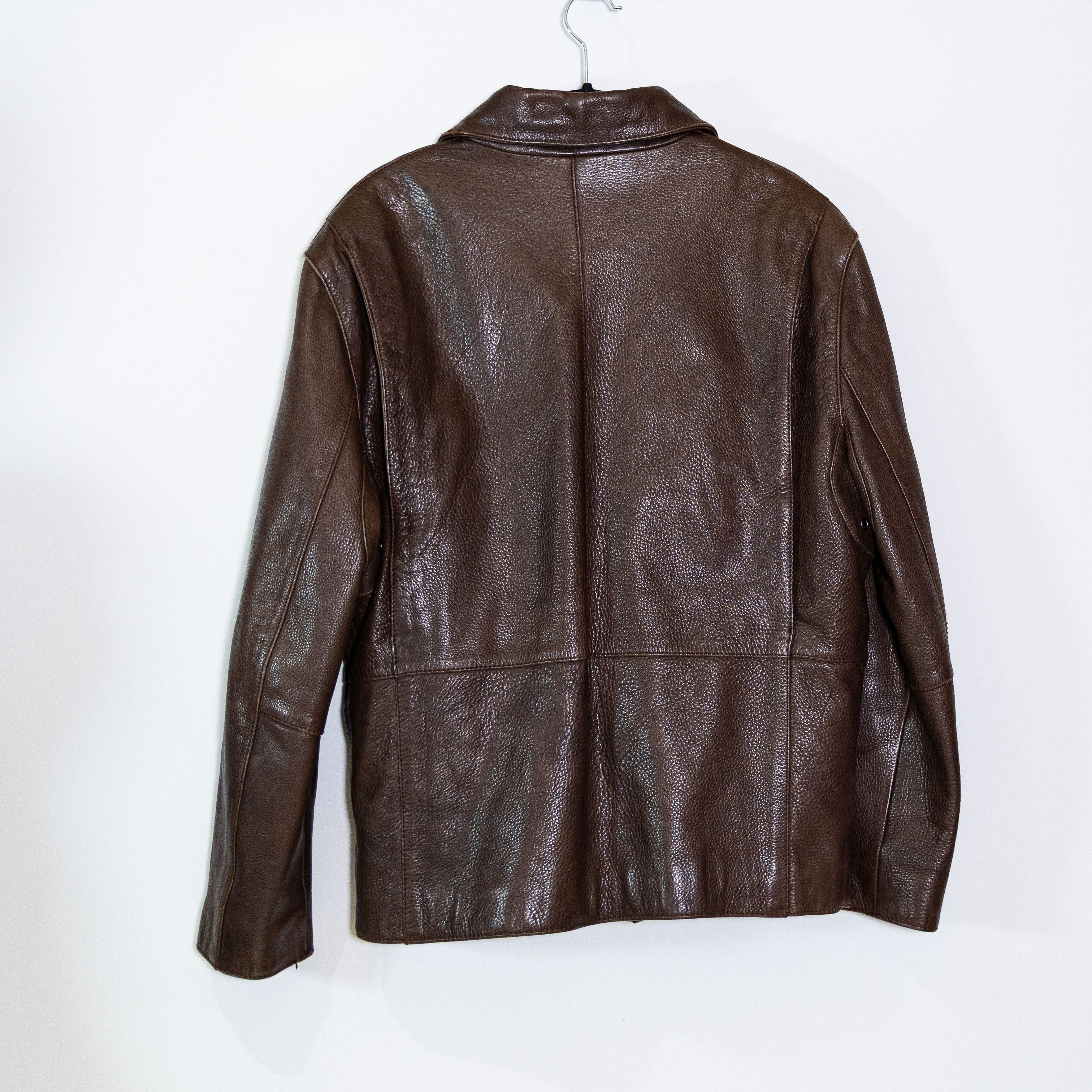 Andrew Marc Andrew Marc Men's Genuine Leather Collared Size US L / EU 52-54 / 3 - 4 Thumbnail