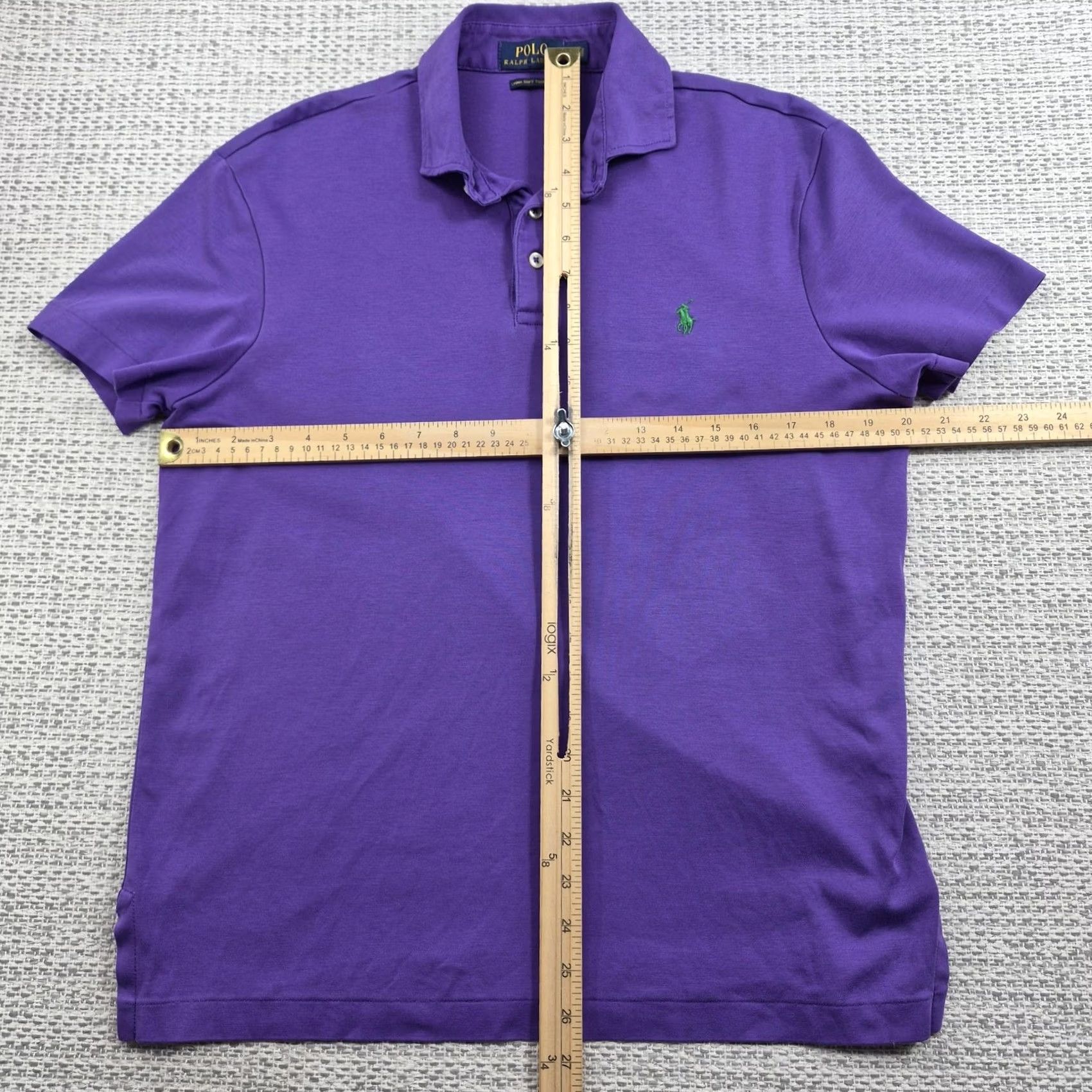 Polo Ralph Lauren Polo Ralph Lauren Polo Shirt Mens Medium Purple Polo Shirt Polo Ralph Lauren Pima Soft Touch Jersey Knit Regular Short Sleeve Size US M / EU 48-50 / 2 - 7 Thumbnail