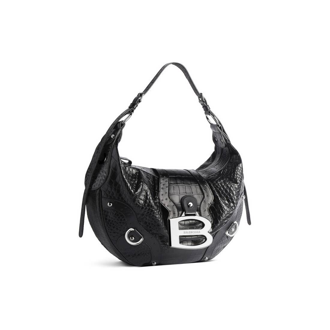 Balenciaga o1la1rc1a1025 Size: OS / Essex Hobo Bag in Black Size ONE SIZE - 2 Thumbnail