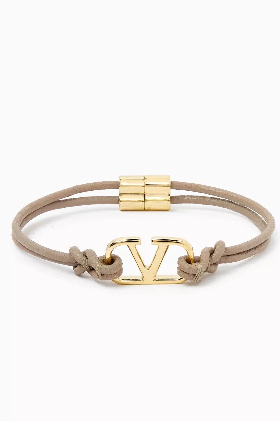 Valentino o1s22i1n0924 Size: S / Leather Vlogo Signature Bracelet Size ONE SIZE - 1 Thumbnail
