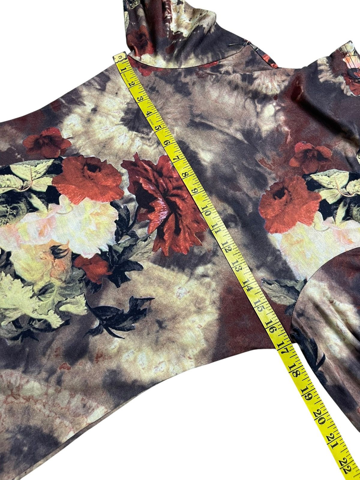 Japanese Brand Multicor Floral Planet Remix Turtle Neck Blouses Size L / US 10 / IT 46 - 6 Thumbnail