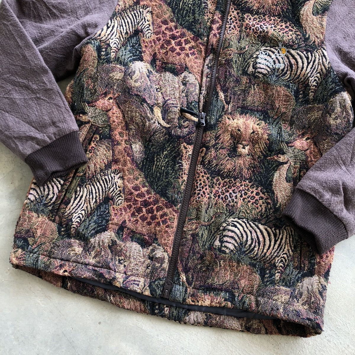 go slow caravan GO SLOW CARAVAN Rare Animal Safari Design Cotton Jacket Size US S / EU 44-46 / 1 - 6 Thumbnail