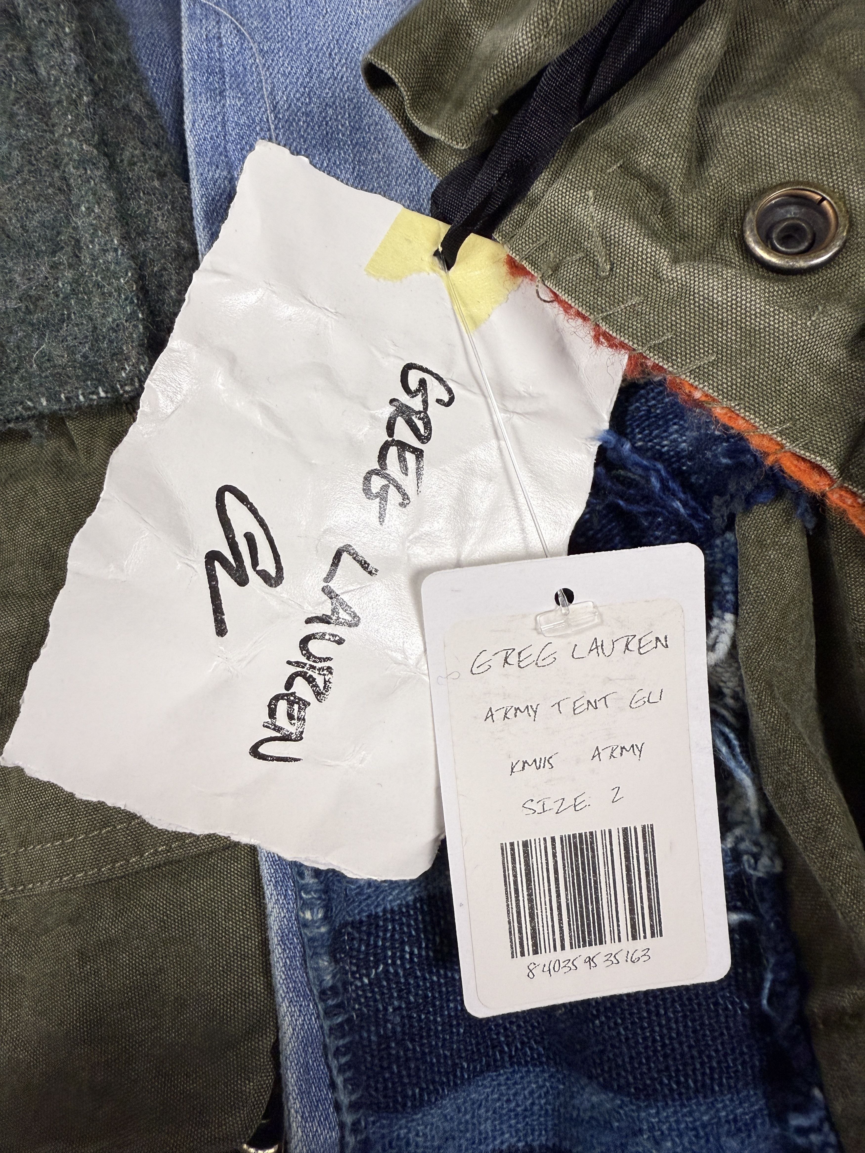 Greg Lauren $1200 Greg Lauren Army Tent GL1 Size US M / EU 48-50 / 2 - 10 Thumbnail