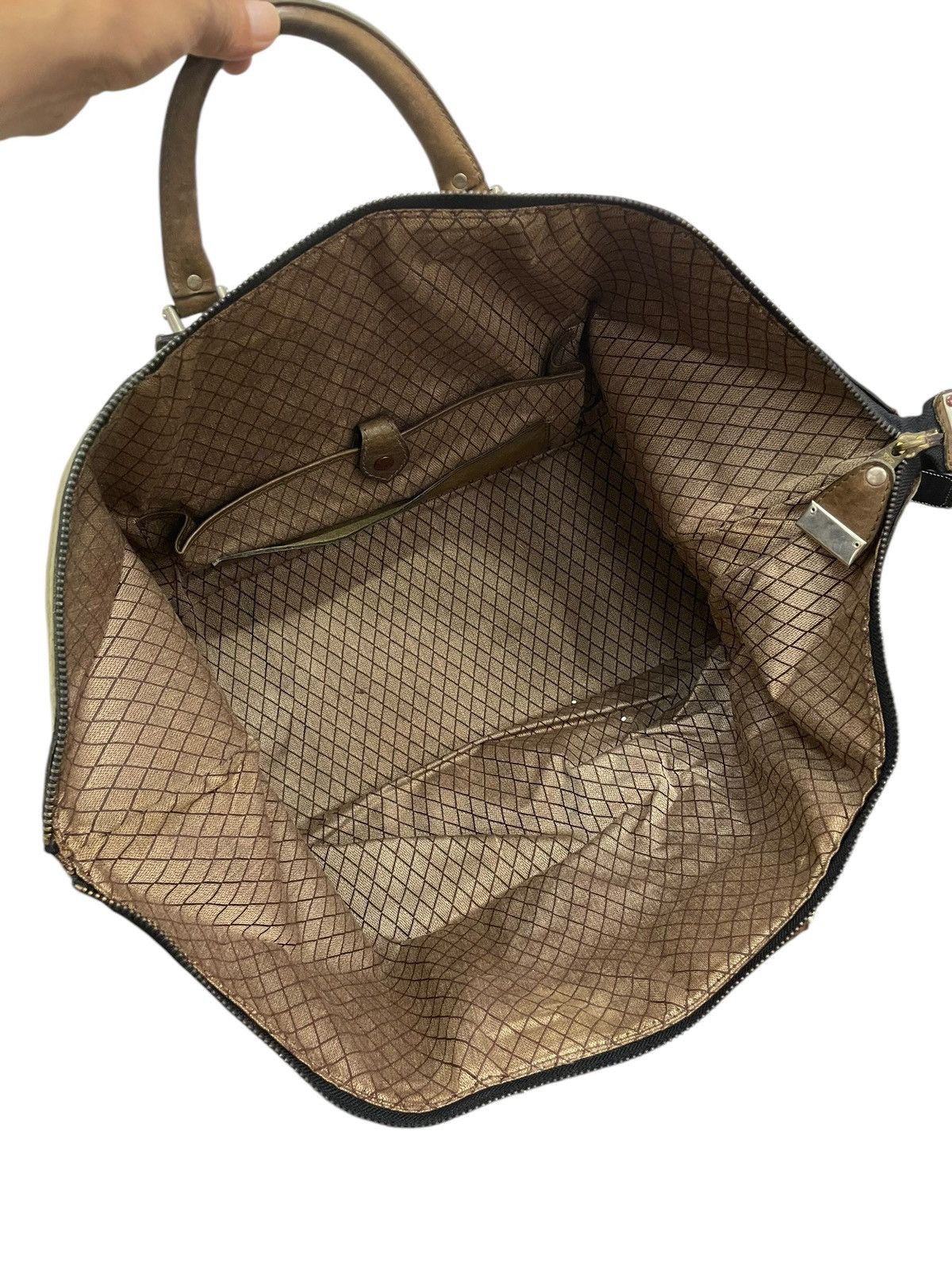 Genuine Leather Full Leather Vtg 80s D.B.G.M Japan Duffle Travel Bag 2🟩0 Size ONE SIZE - 14 Thumbnail