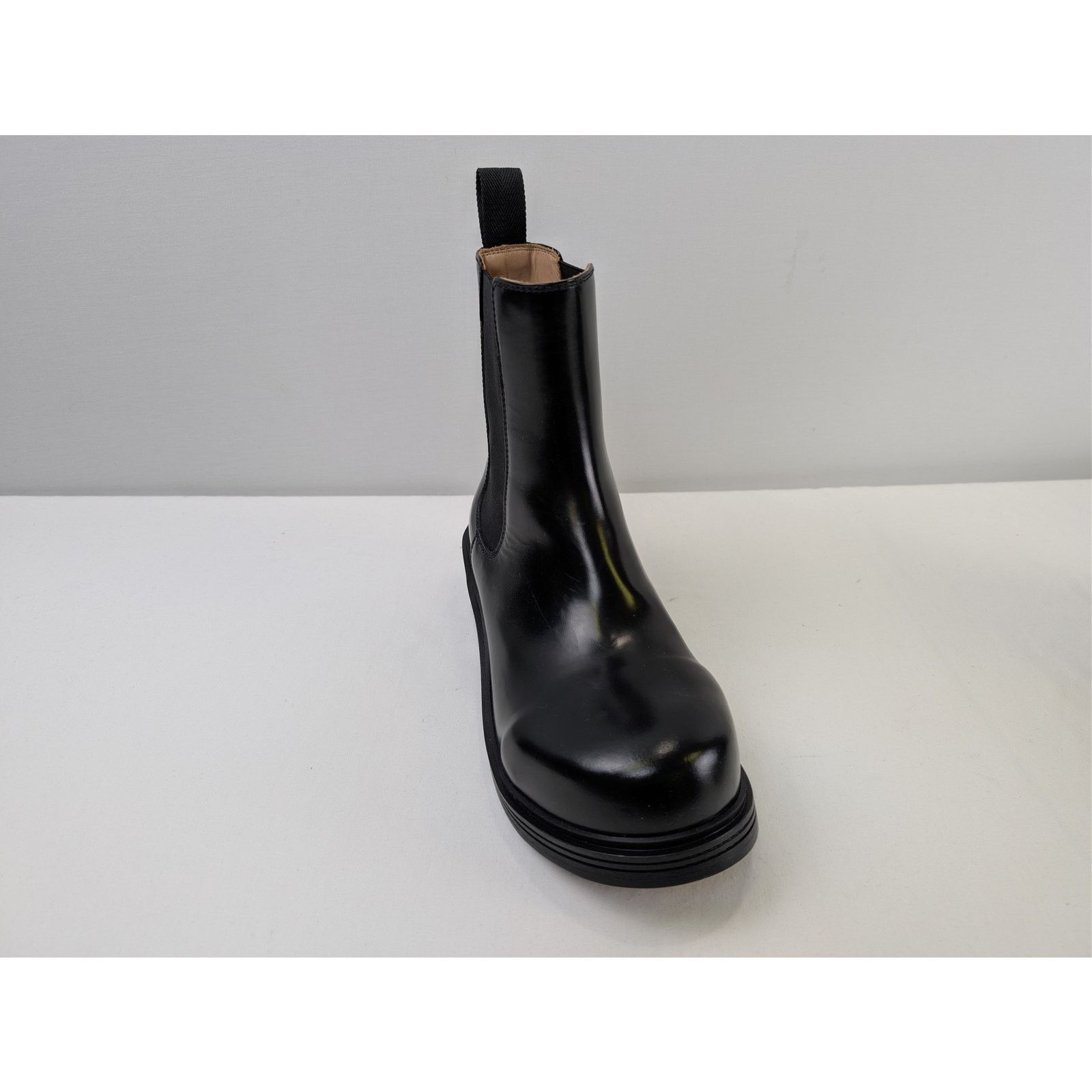 Bottega Veneta o1rshd1 Q:2 / Brushed Vinyl Fireman Ankle Boots in Black Size US 10 / EU 43 - 3 Thumbnail