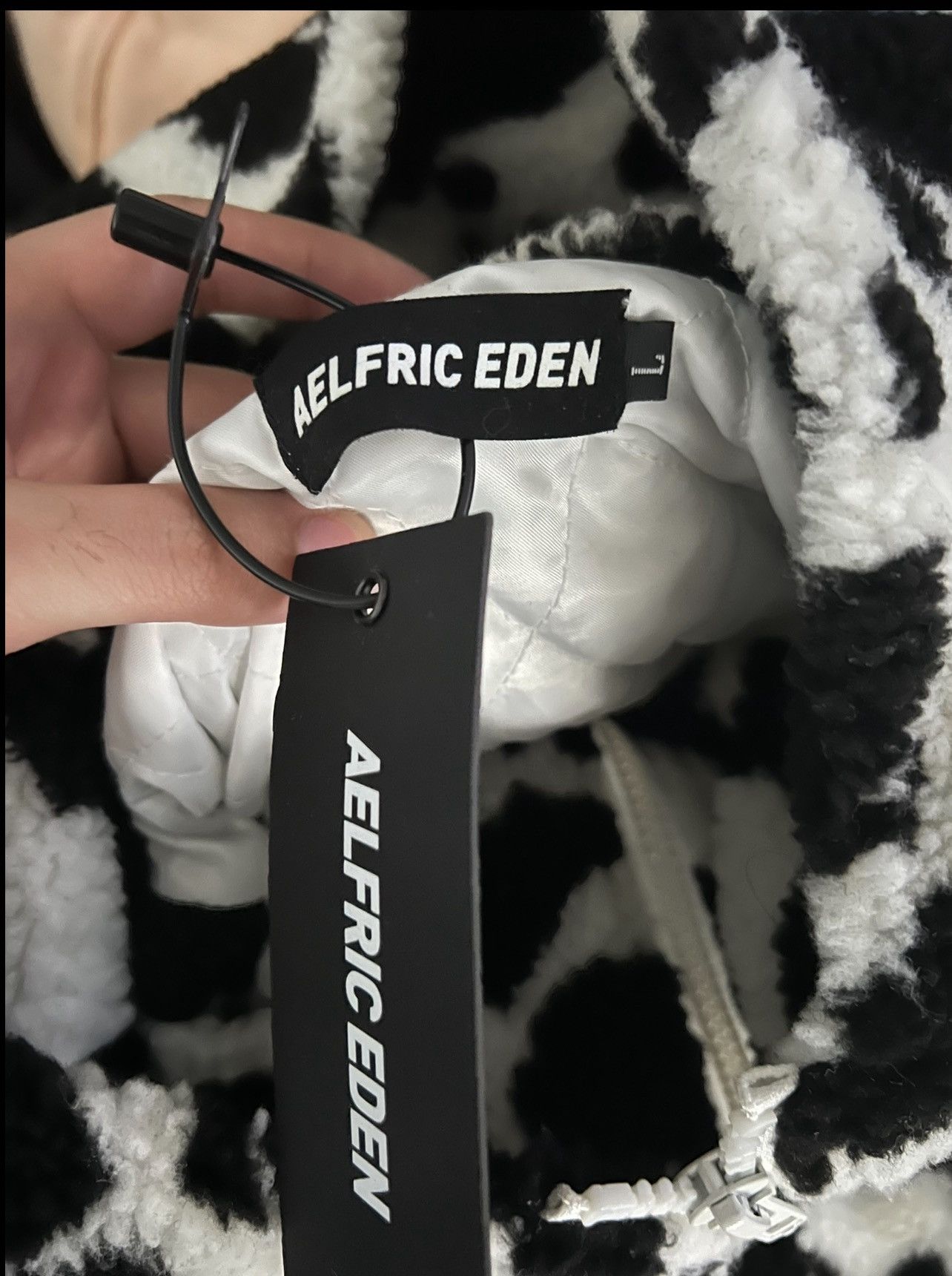 Japanese Brand × Vintage Aelfric Eden Sherpa Fleece Jacket Zip Up Puffer Jackets Size US L / EU 52-54 / 3 - 3 Thumbnail