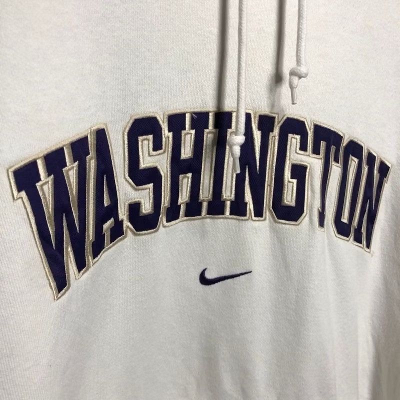 Nike Y2K 90s Vintage Hoodie Nike Center Washington Size US XL / EU 56 / 4 - 2 Thumbnail